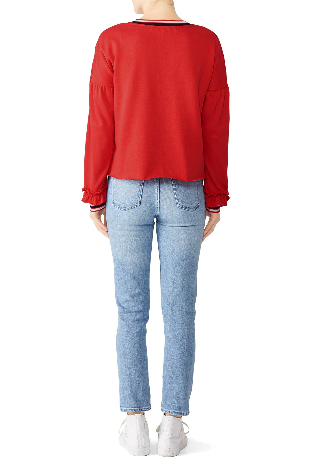 Red Jewel Sweatshirt by Rebecca Minkoff 1