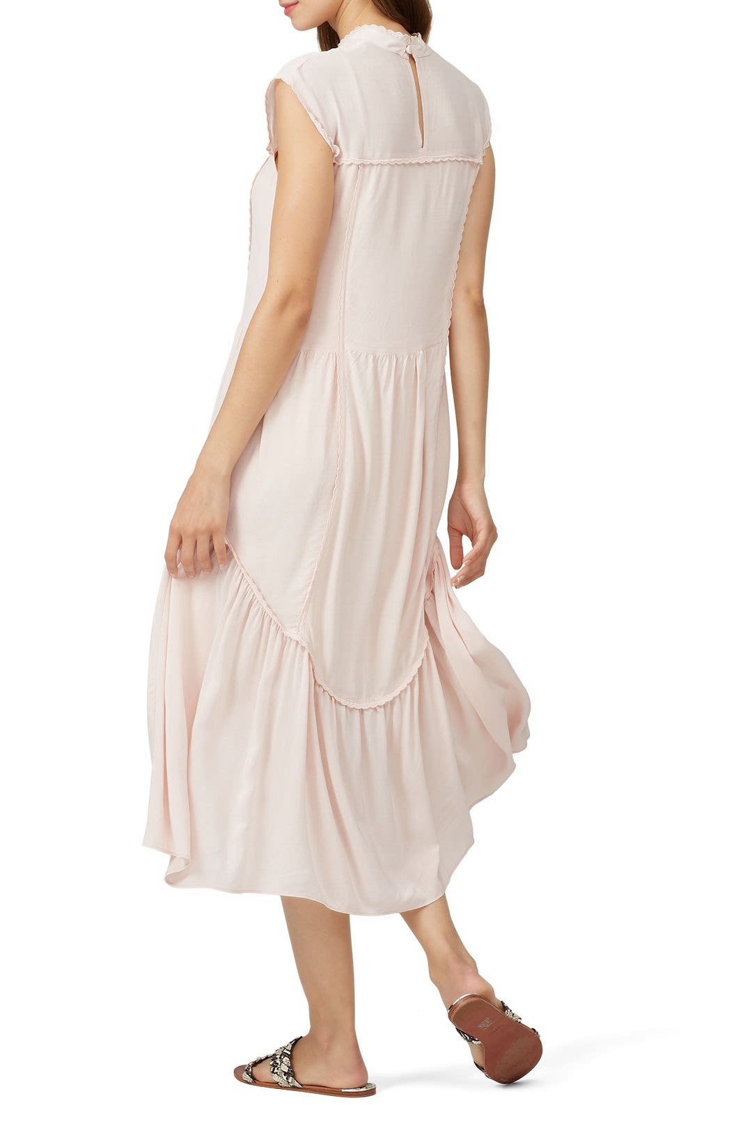 Pink High Neck Dress by See by Chloé 1