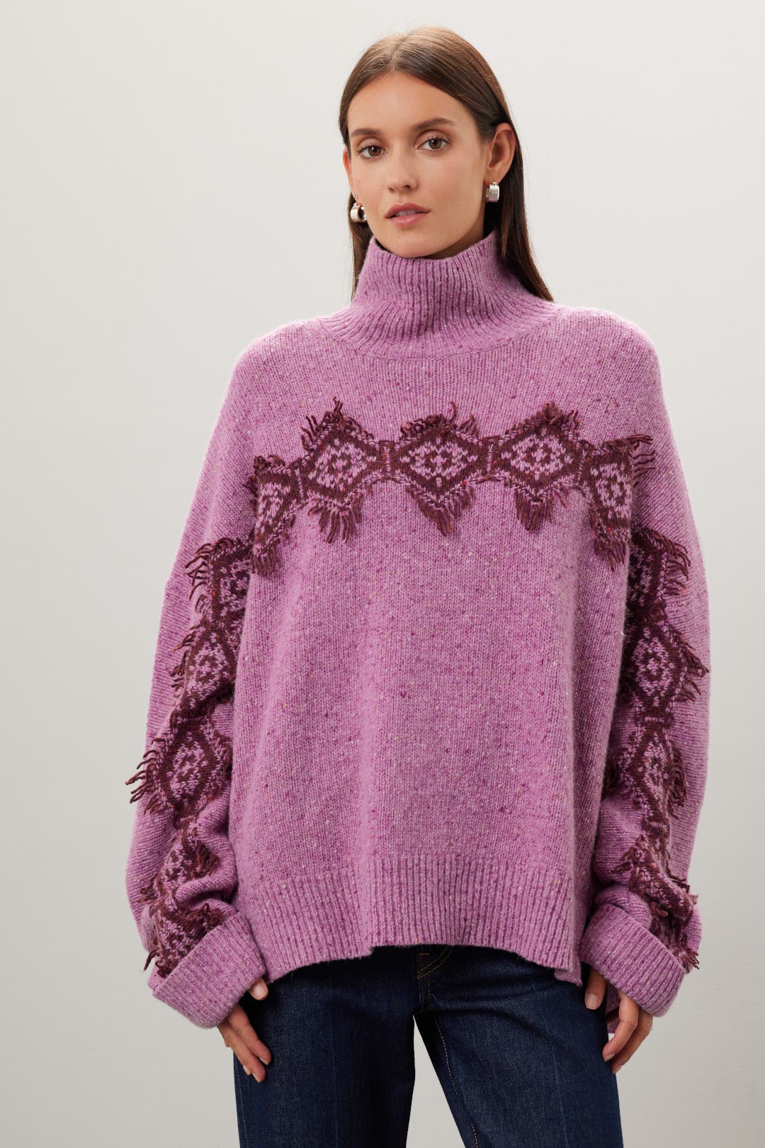 BRUNO MANETTI 売れ筋商品|||ブルーノマネッティ ニット&セーター アウター レディース Turtlenecks Purple 楽天市場】BRUNO MANETTI (ブルーノマネッティ)の通販