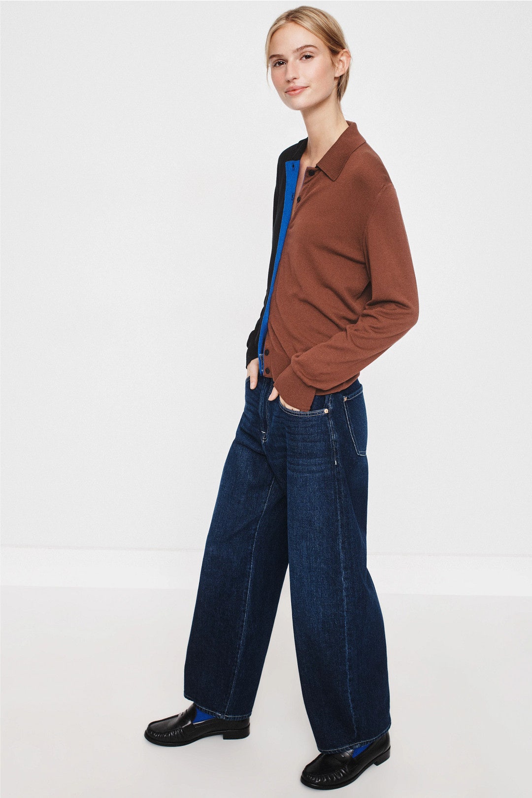 Holly Color Block Cardigan by Aldomartins 1