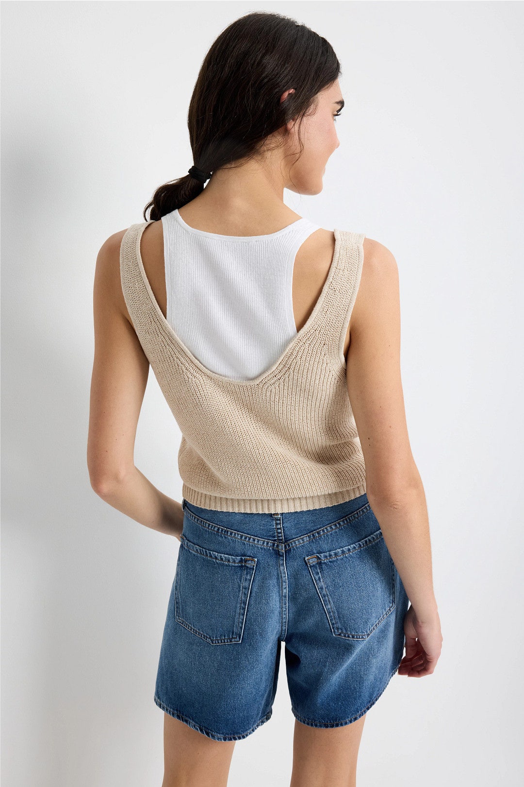 Layered Sweater Tank by Hudson 2
