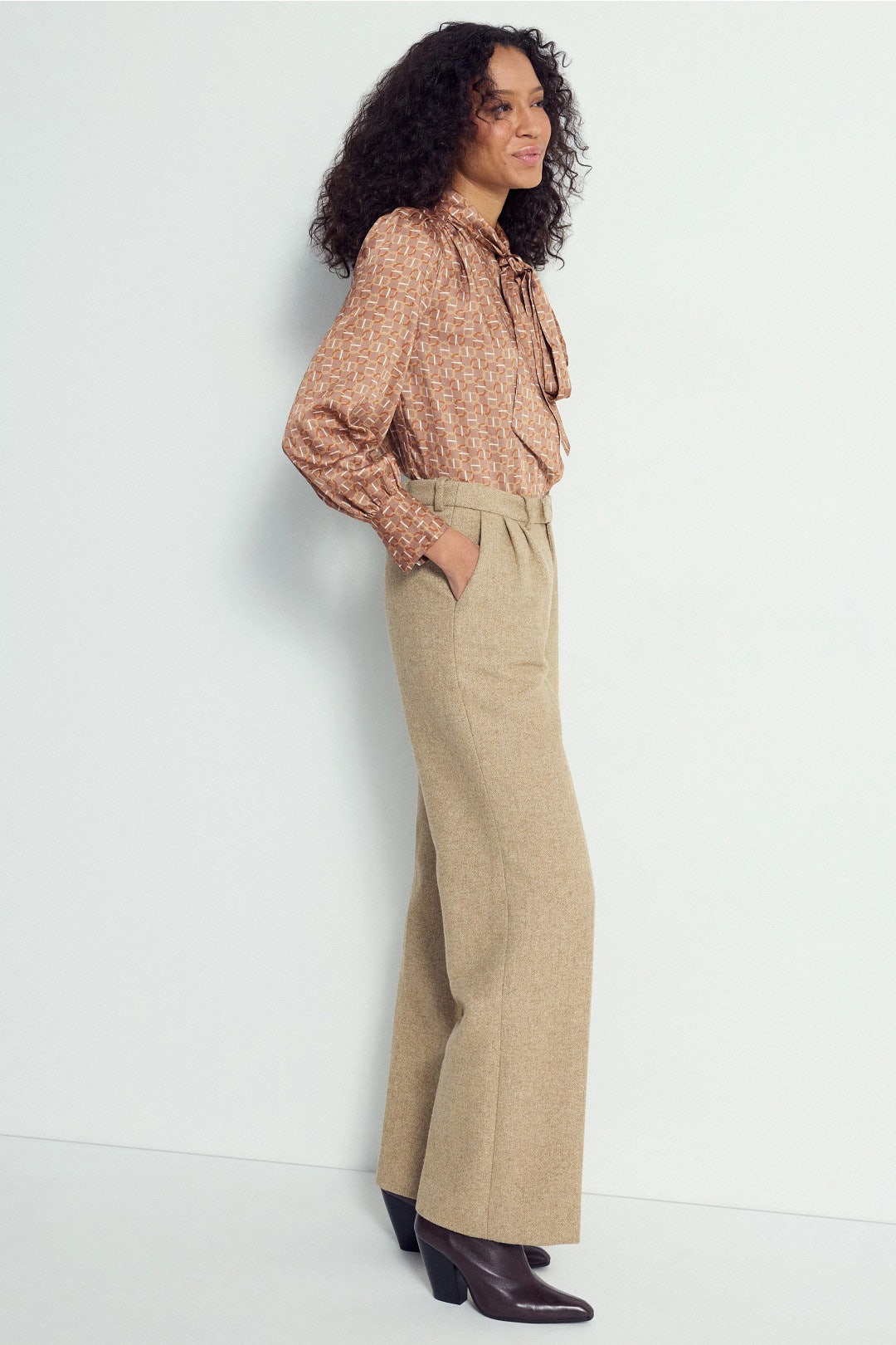 Luxe Long Sleeve Blouse by Lauren Ralph Lauren 1