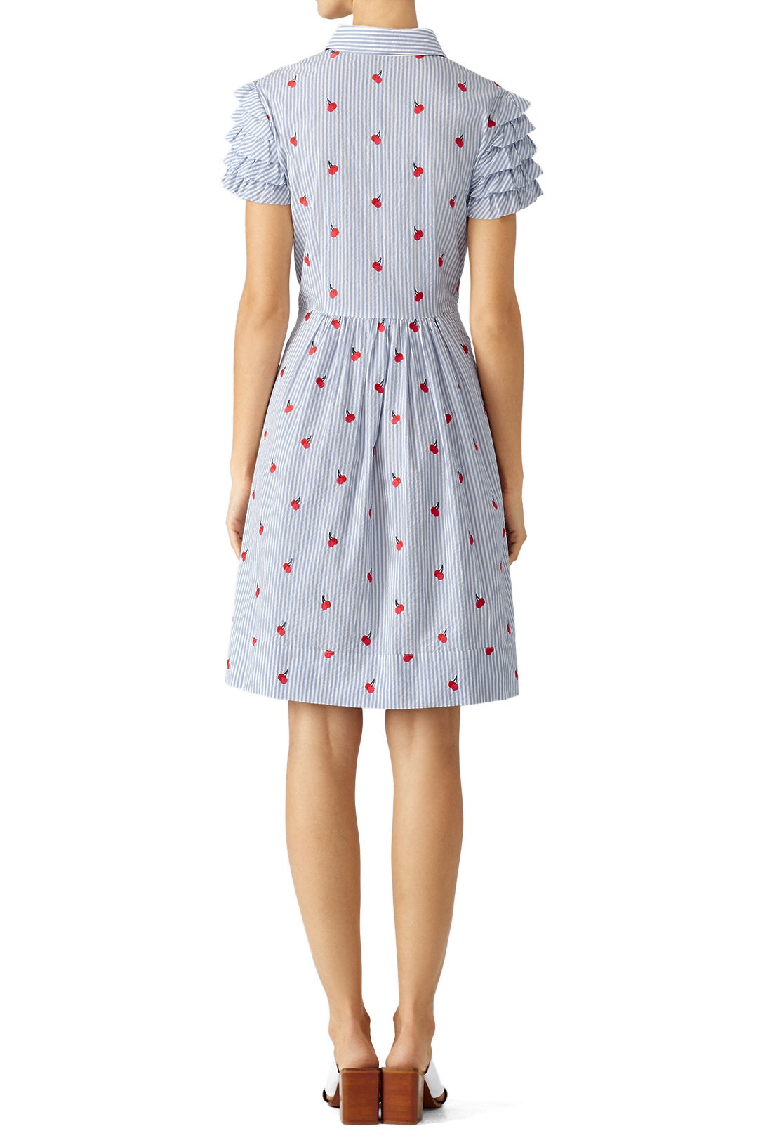 Cherry Orchard Ruffle Shirtdress by Draper James 1