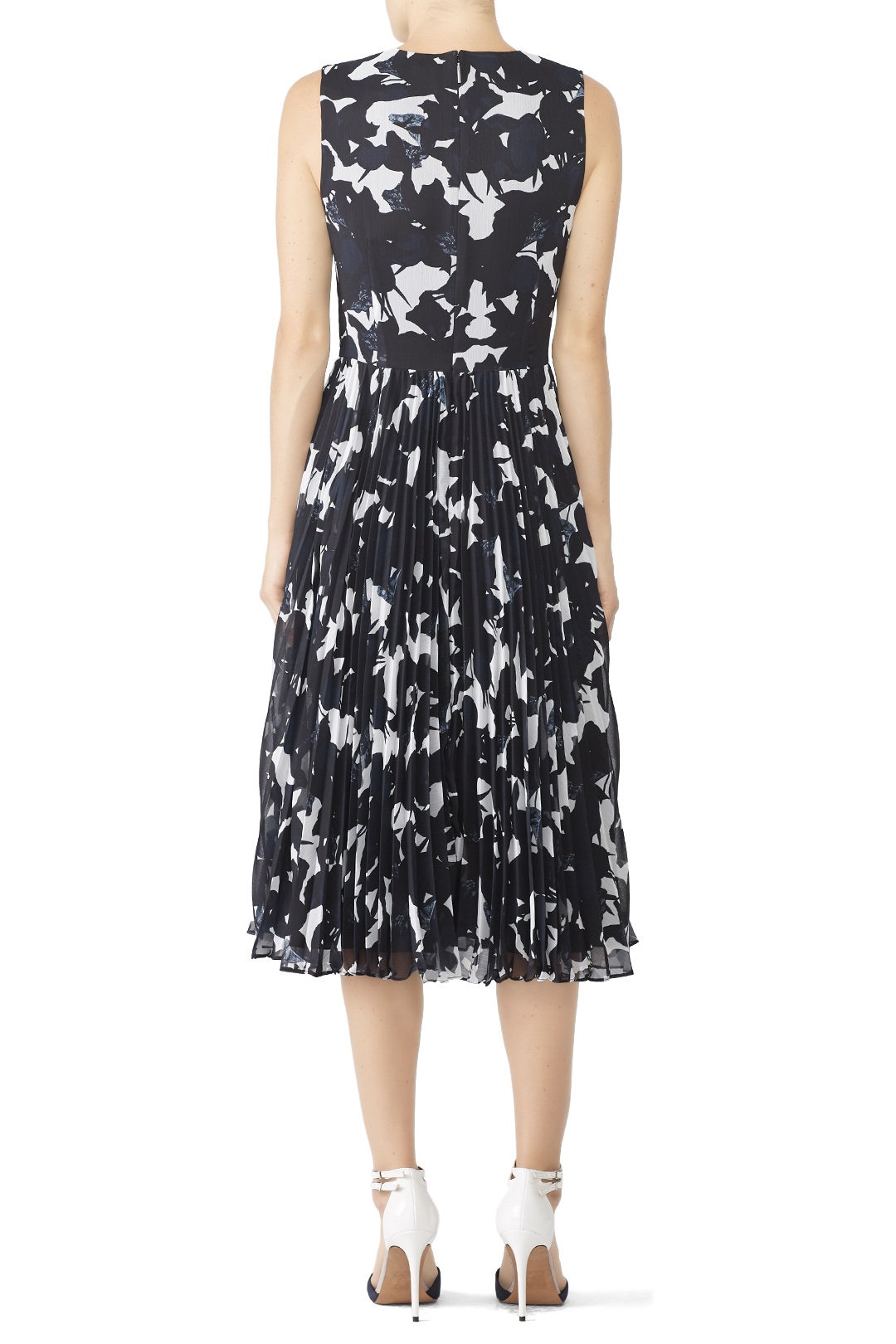 Chalk Multi Pleated Dress by Jason Wu Collection 2