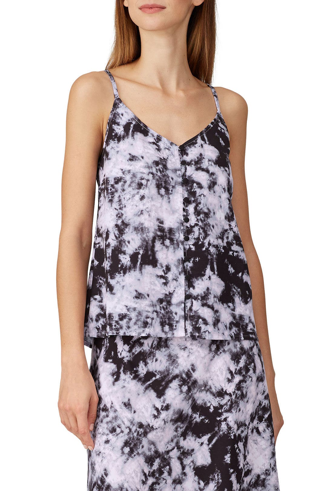 Tie Dye Button Front Tank by Sanctuary 2