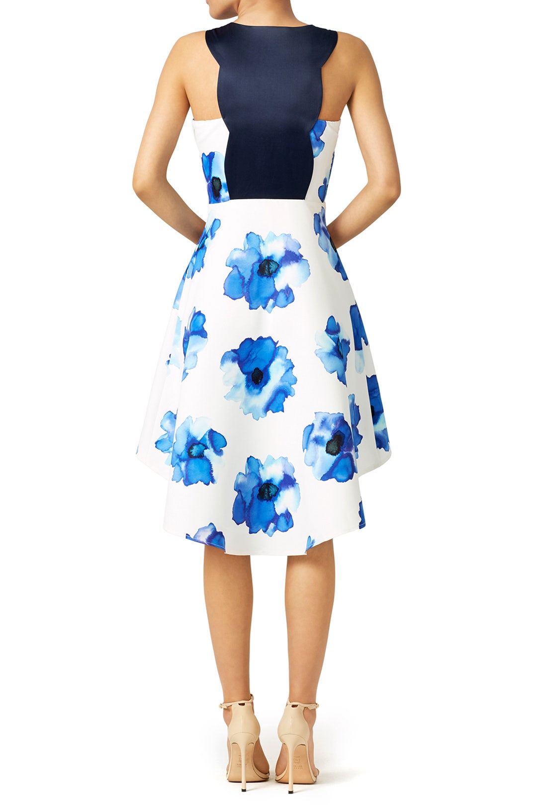 Blue Poppy James Dress by TROUBADOUR 1
