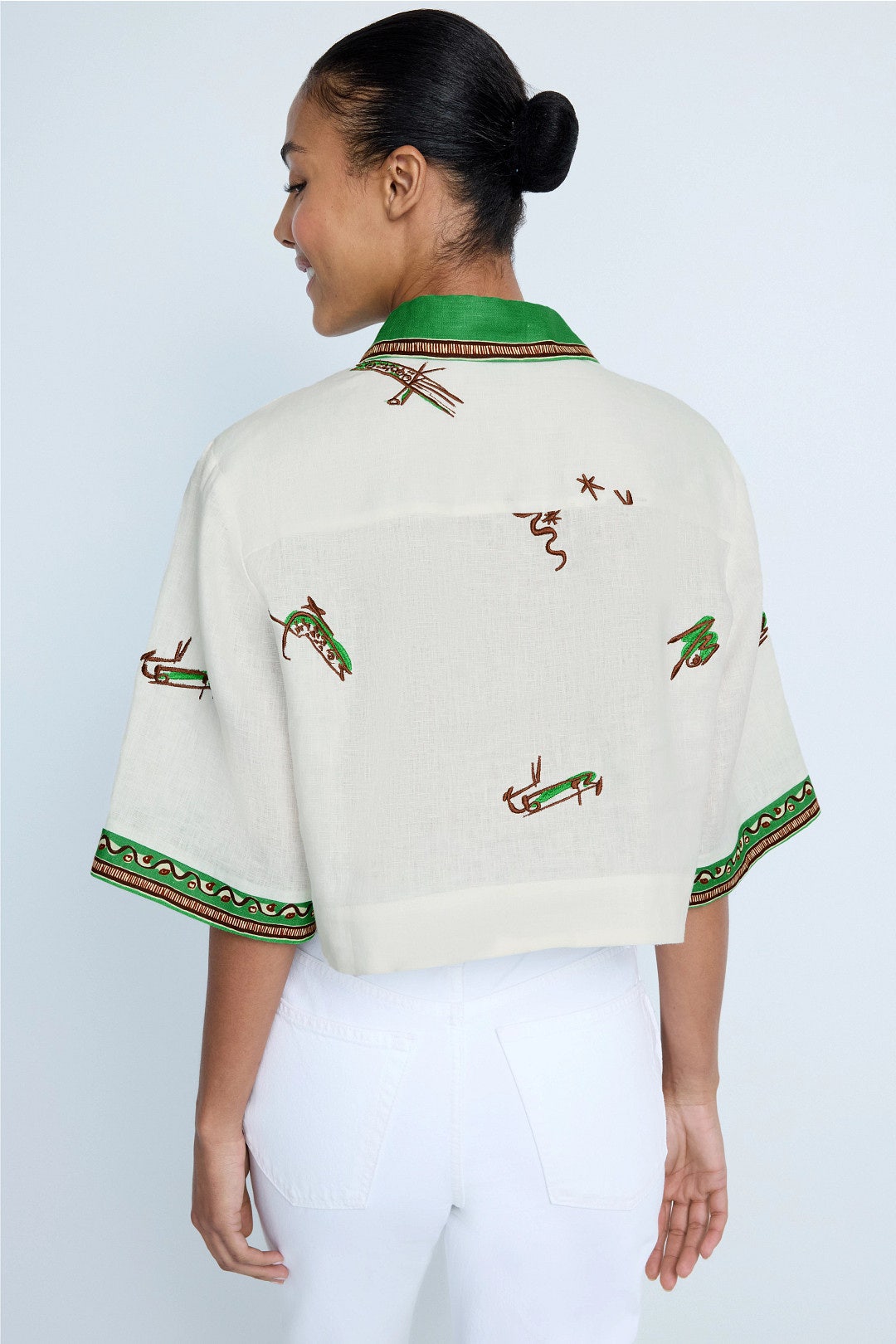 Wanda Cropped Shirt by ALÉMAIS 2