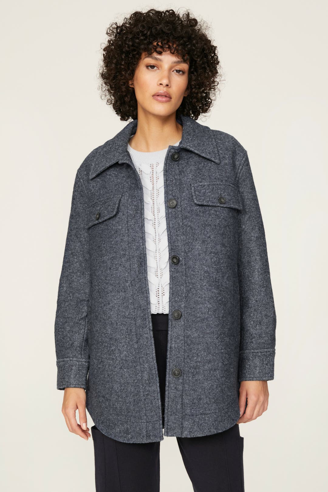 専用⭐︎credona ROME CHECK SHIRT JACKET Cozy Shirt Jacket by Club Monaco | Rent the Runway