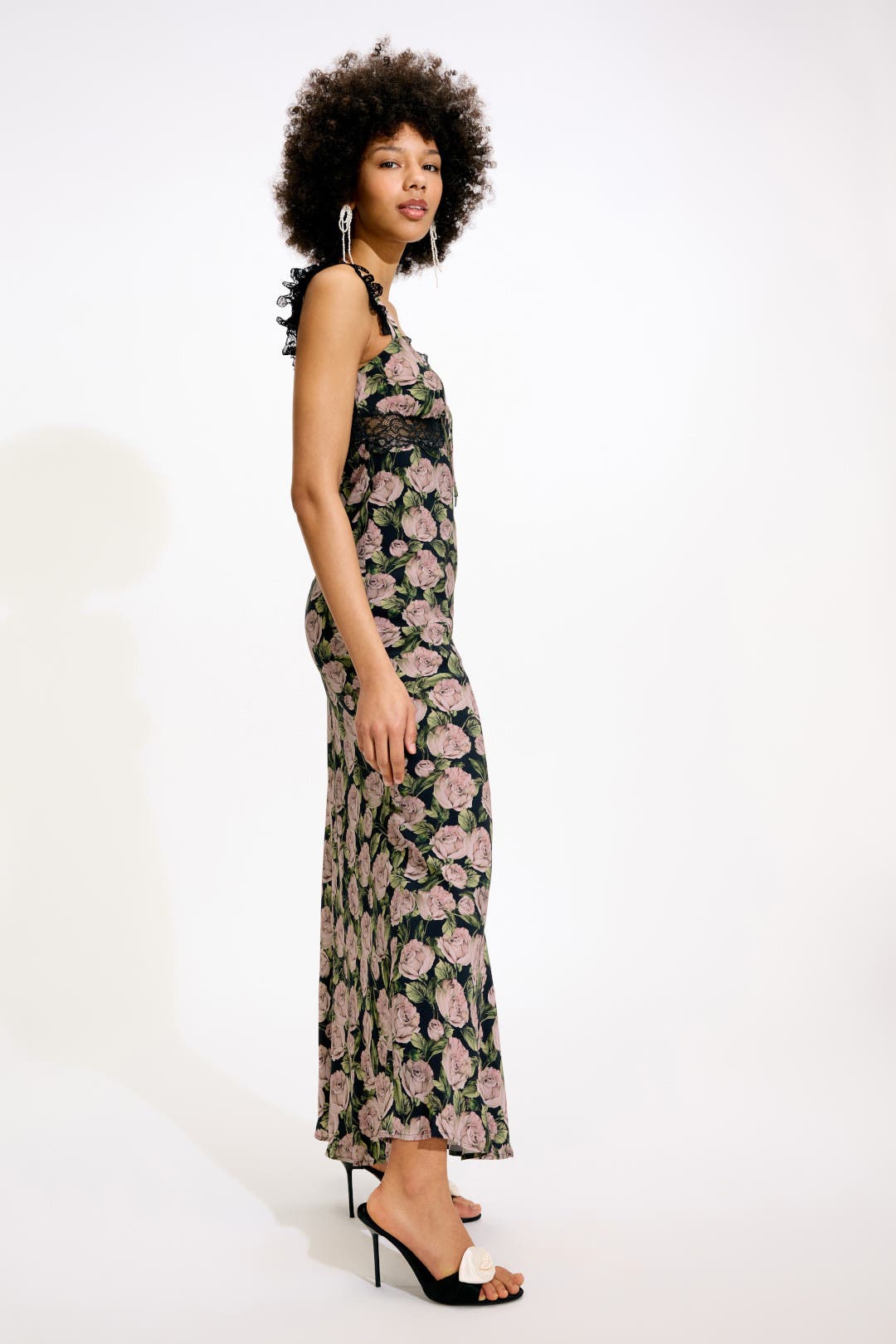 Fallen Rose Maxi Dress by For Love and Lemons | Rent the Runway