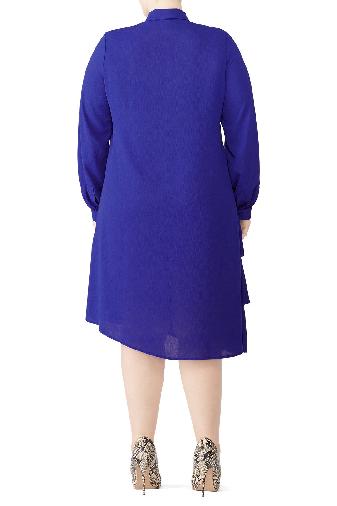 Blue Frills Shirtdress by LOST INK 1