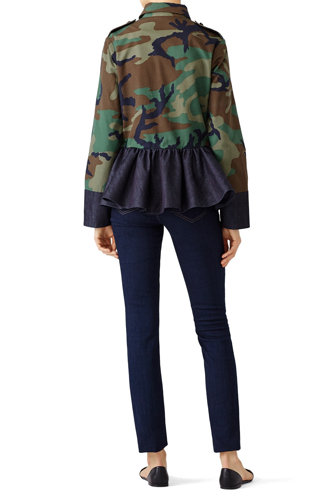 Peplum Camo Jacket by Harvey Faircloth 1