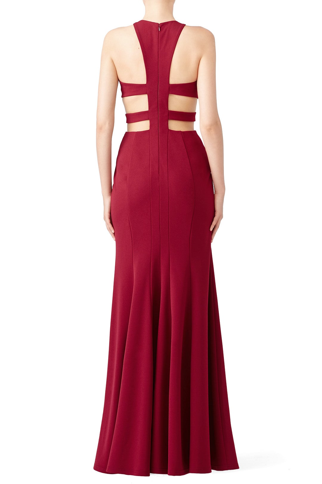 Berry Sleek Gown by LM Collection 1