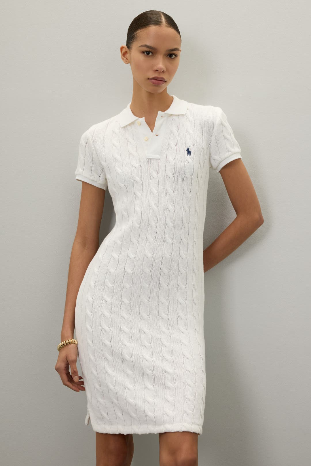 Short Sleeve Day Dress by Polo Ralph Lauren | Rent the Runway