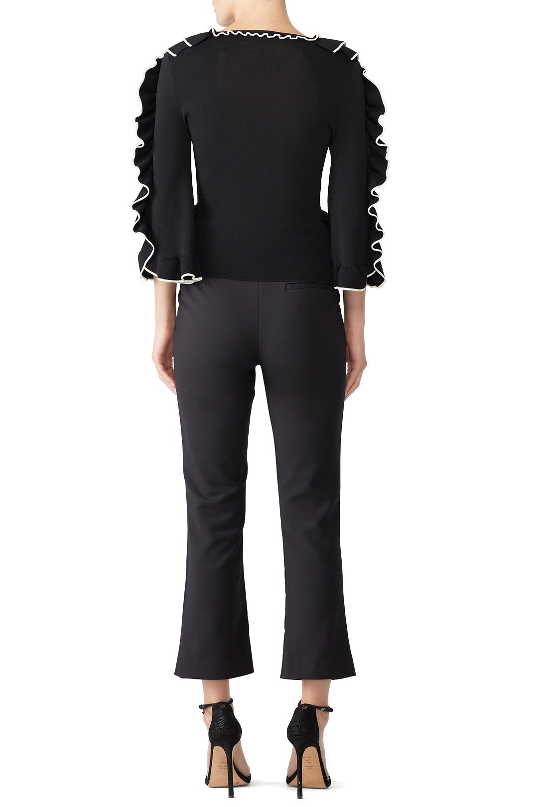 Shiva Ruffle Sweater by Ronny Kobo 2
