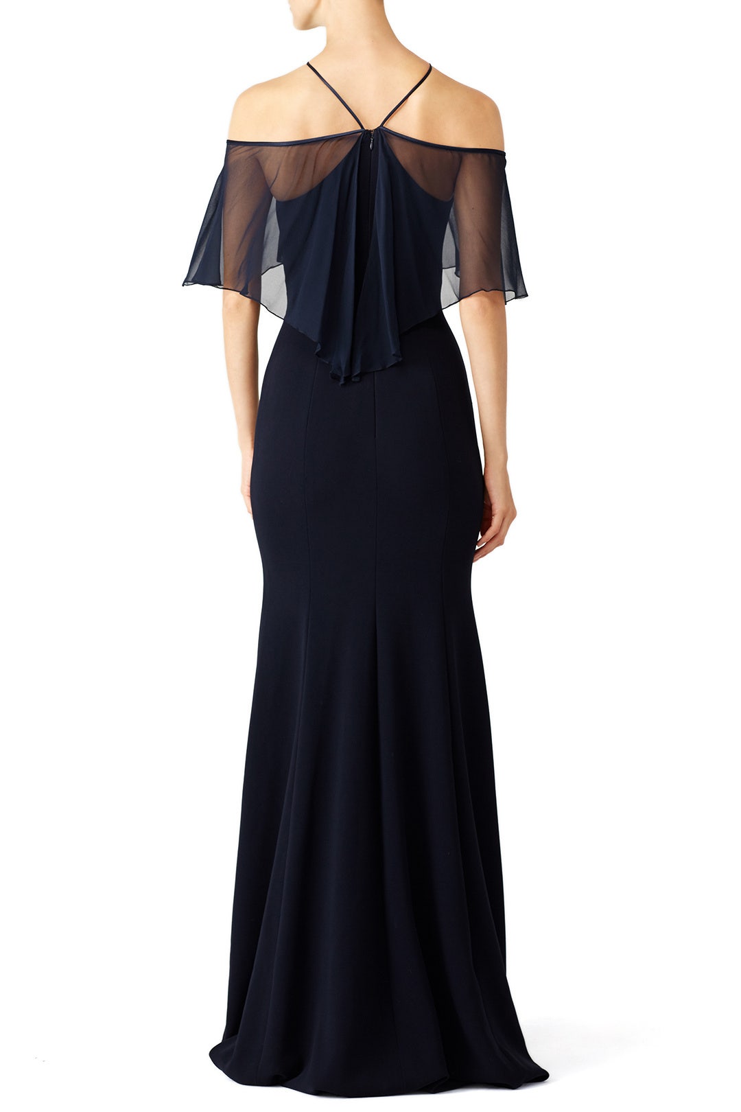 Midnight Flight Flutter Gown by Theia 2