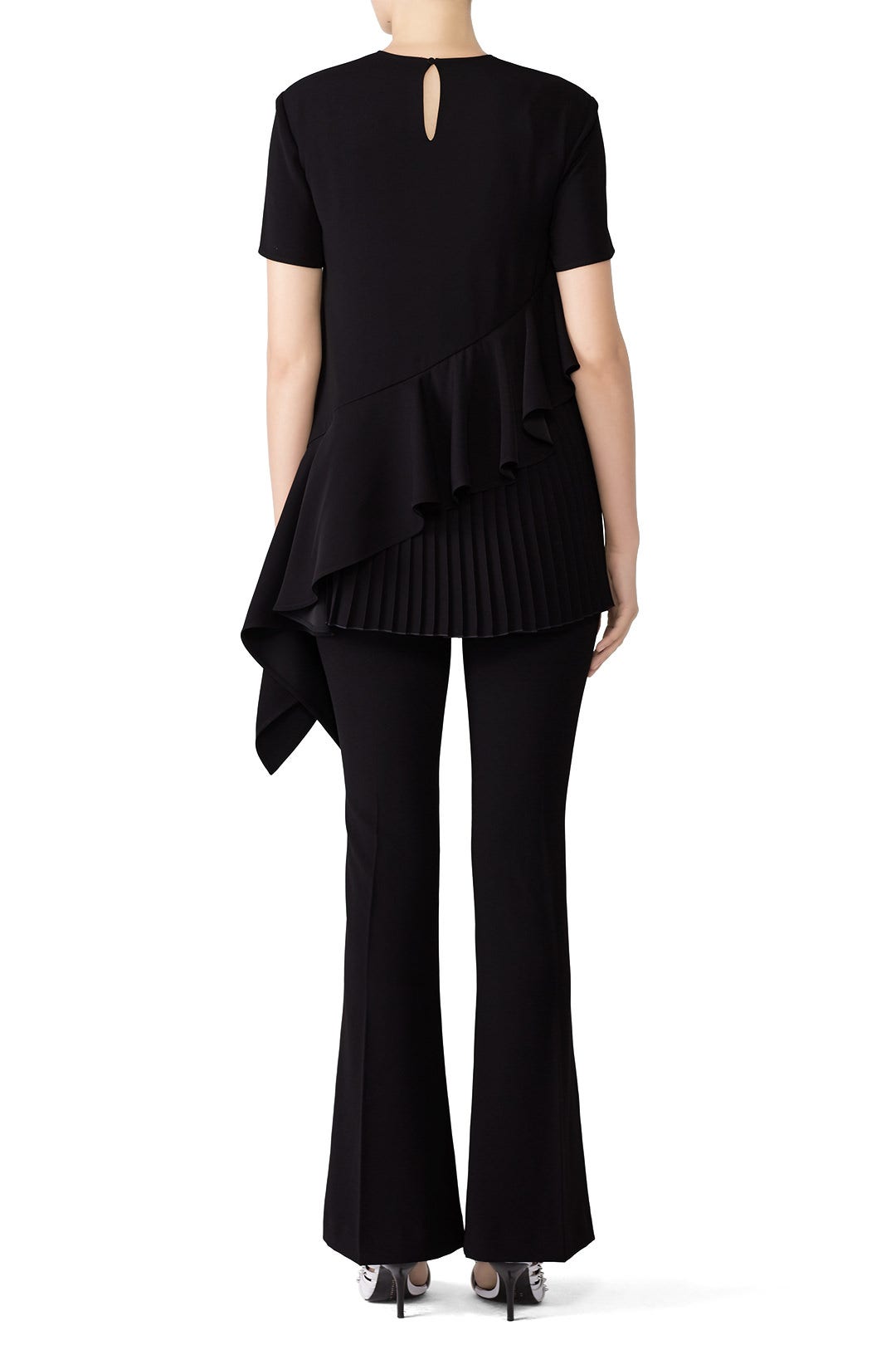 Pleated Ruffles Top by ADEAM 2