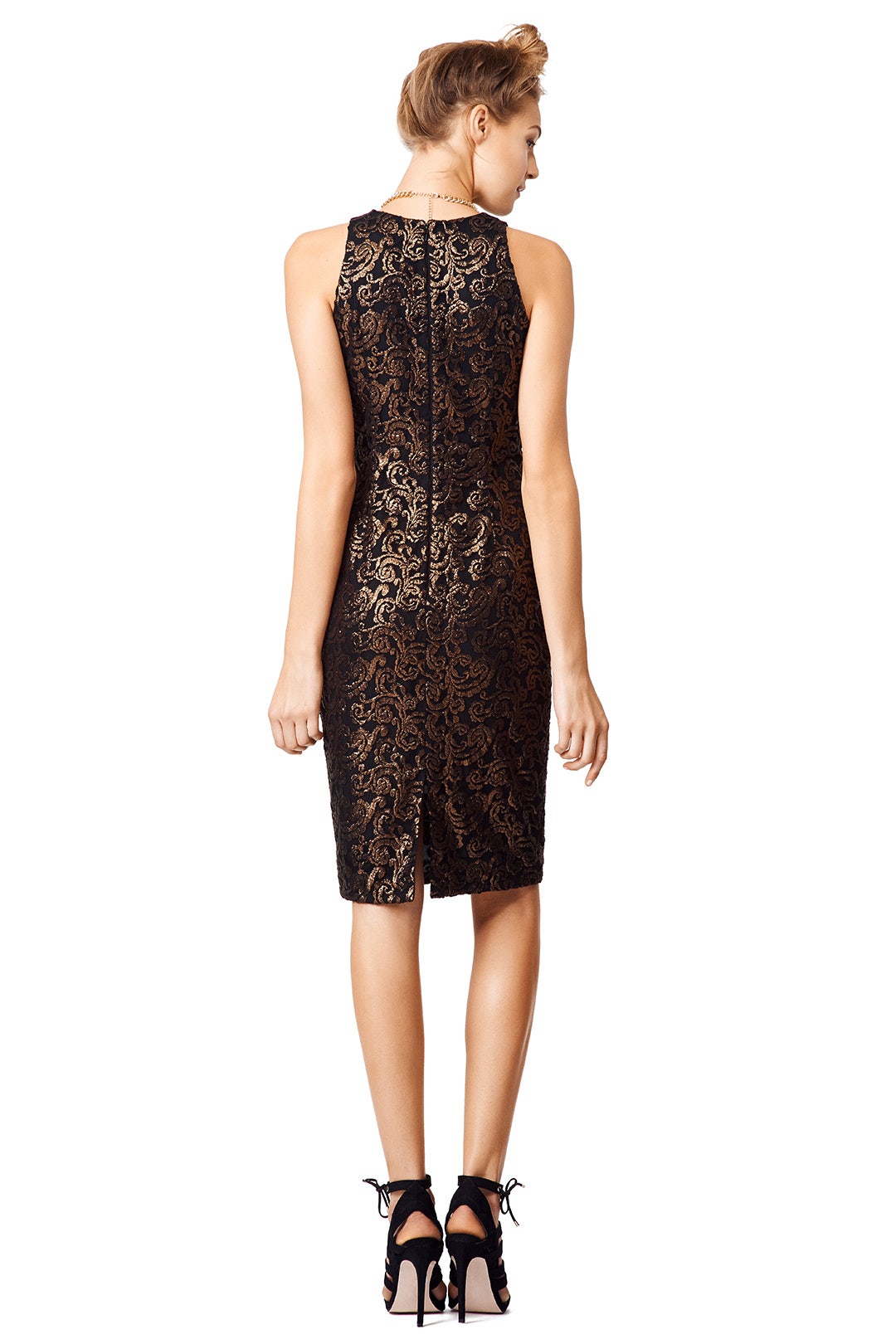 Copper Elements Dress by Carmen Marc Valvo 2