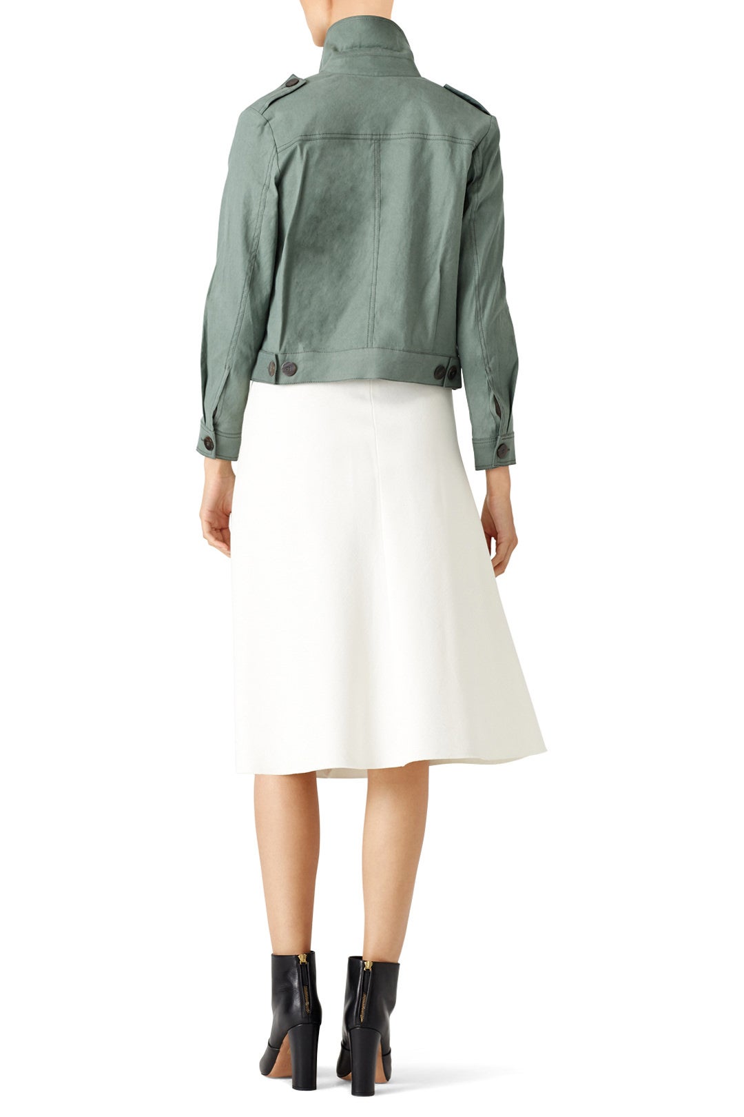 Green Utility Jacket by Derek Lam 10 Crosby 2