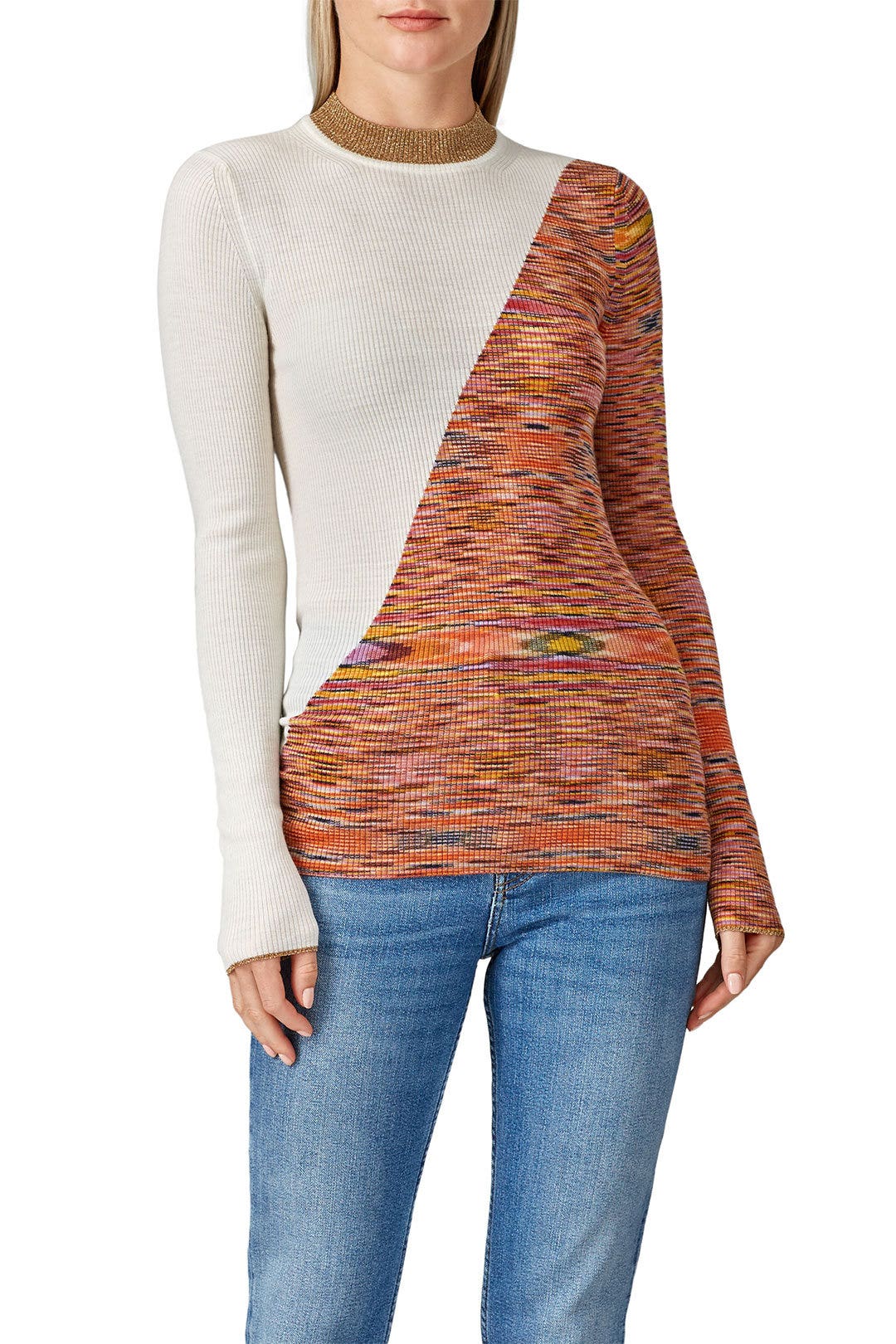 Printed Colorblock Sweater by Missoni 2