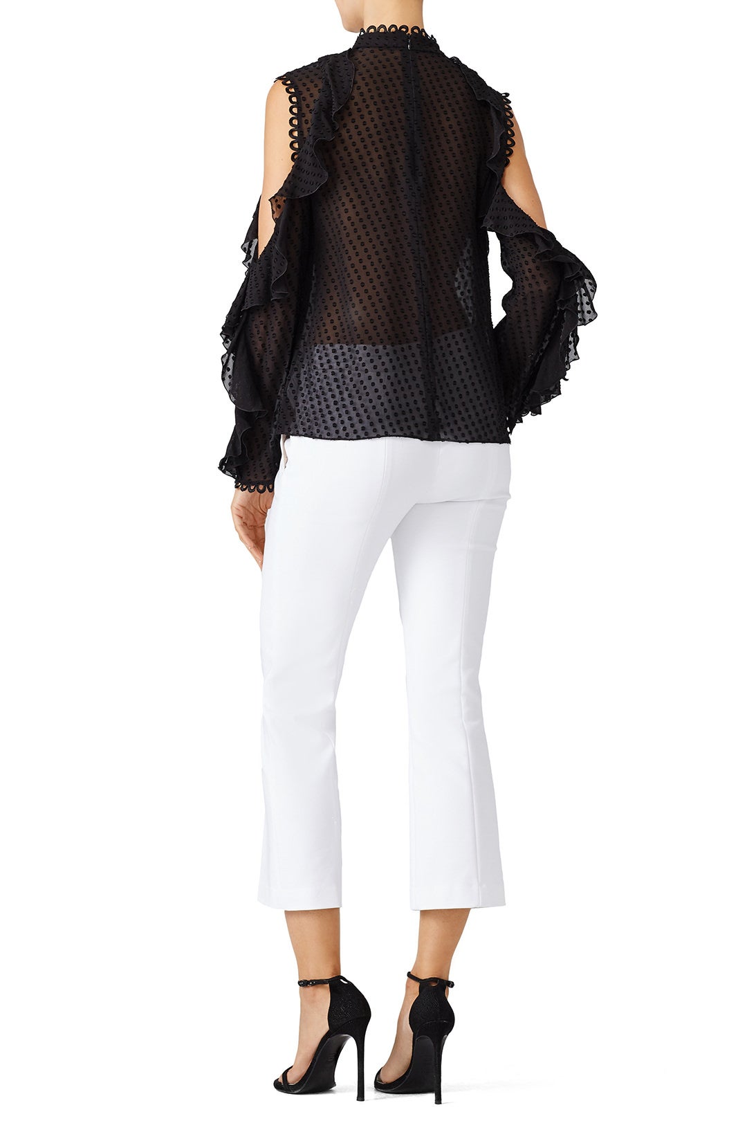 Ruffle Cold Shoulder Top by Nicholas 1