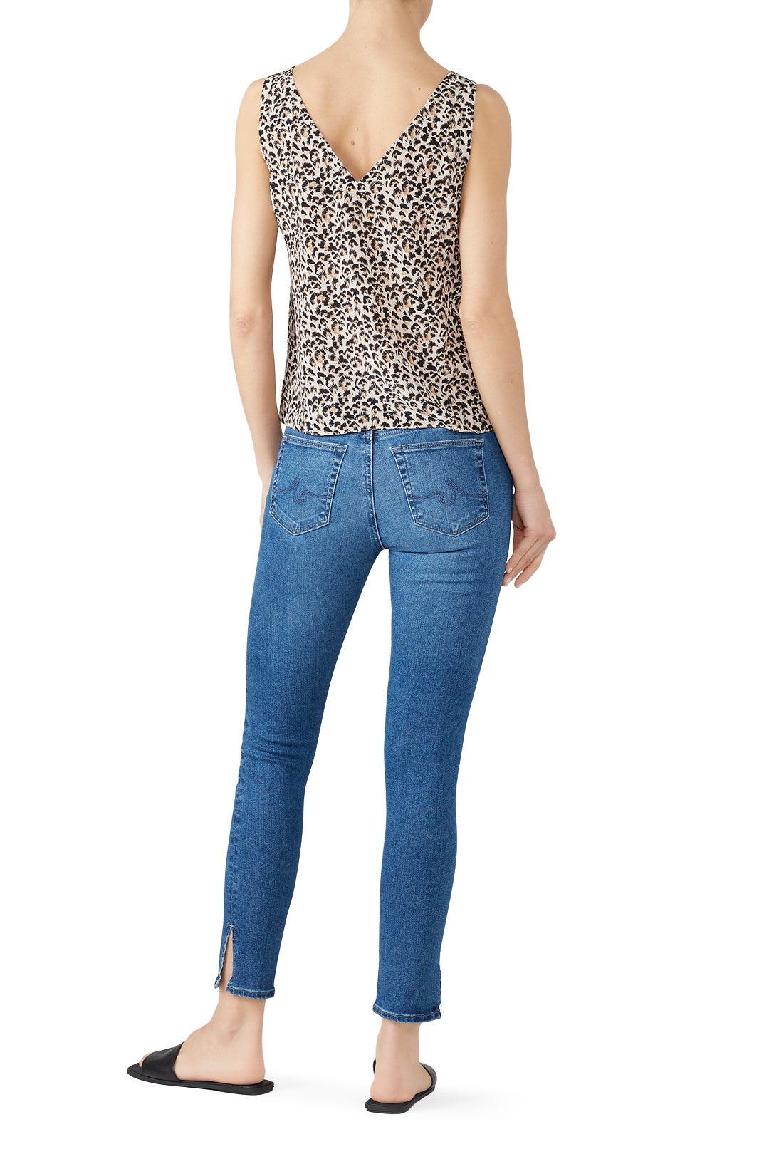 Sleeveless Leopard Tank by Rebecca Taylor NYC 2