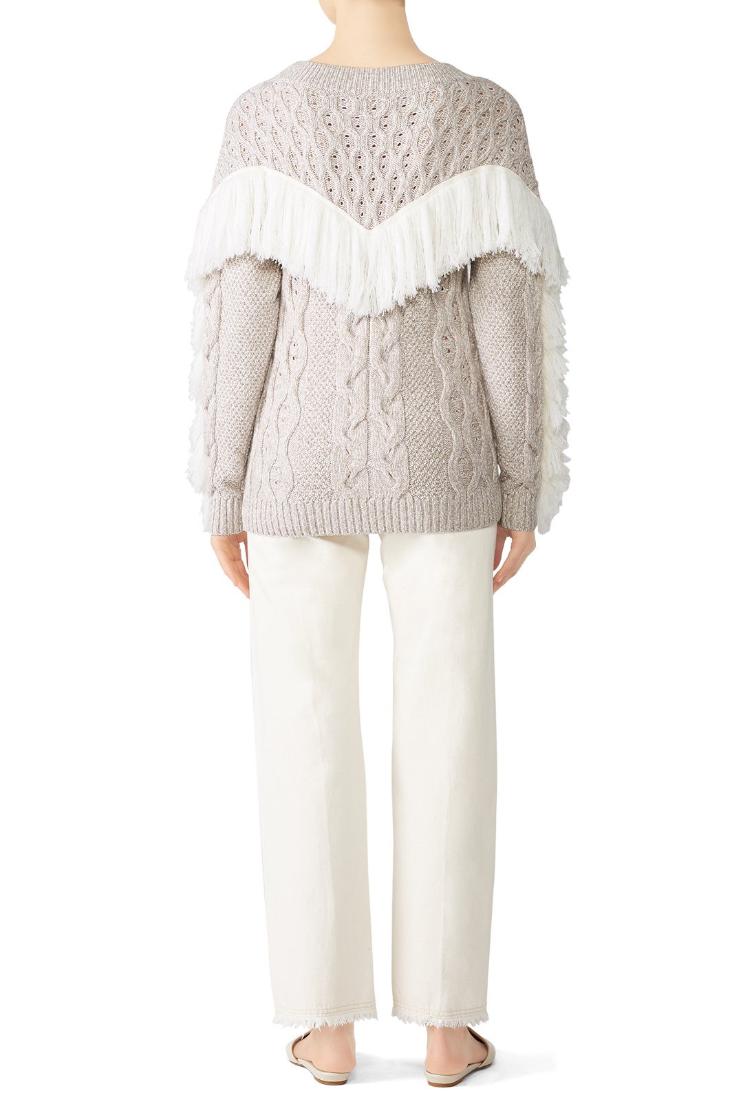 Ulla Fringe Sweater by AMUR 1