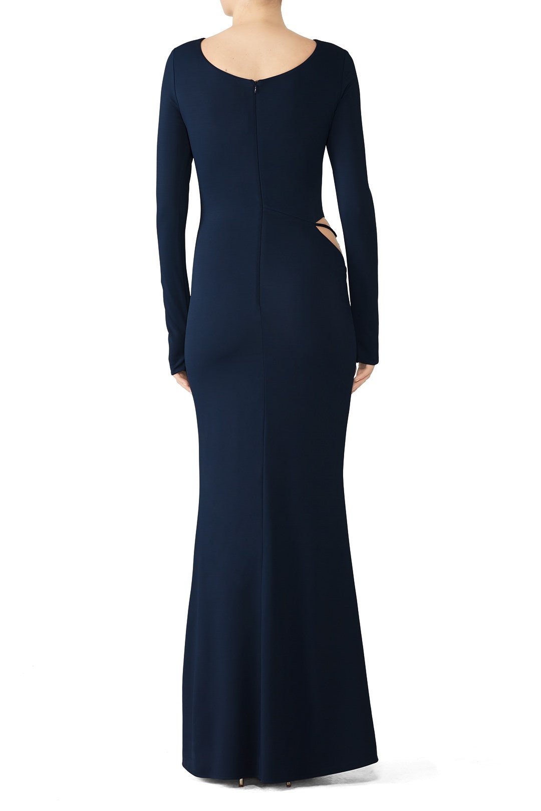 Navy Cut Out Bianca Gown by HANEY 2