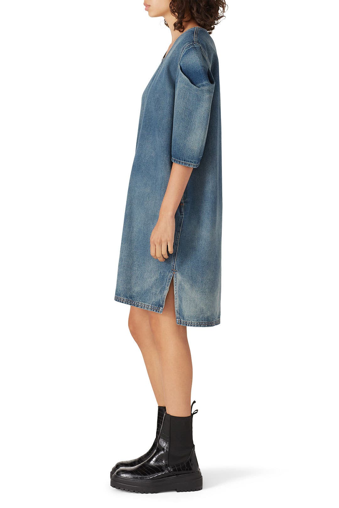 Indigo Denim Dress by MM6 Maison Margiela | Rent the Runway