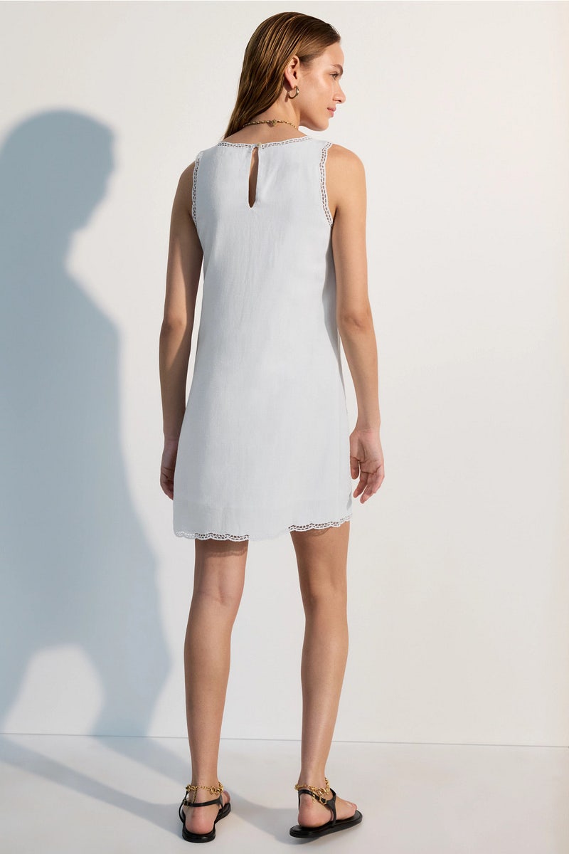 kate spade lace shift dress Kate Spade White Lace Overlay Flounce Hem Shift Dress Size 0 Cocktail new  $428