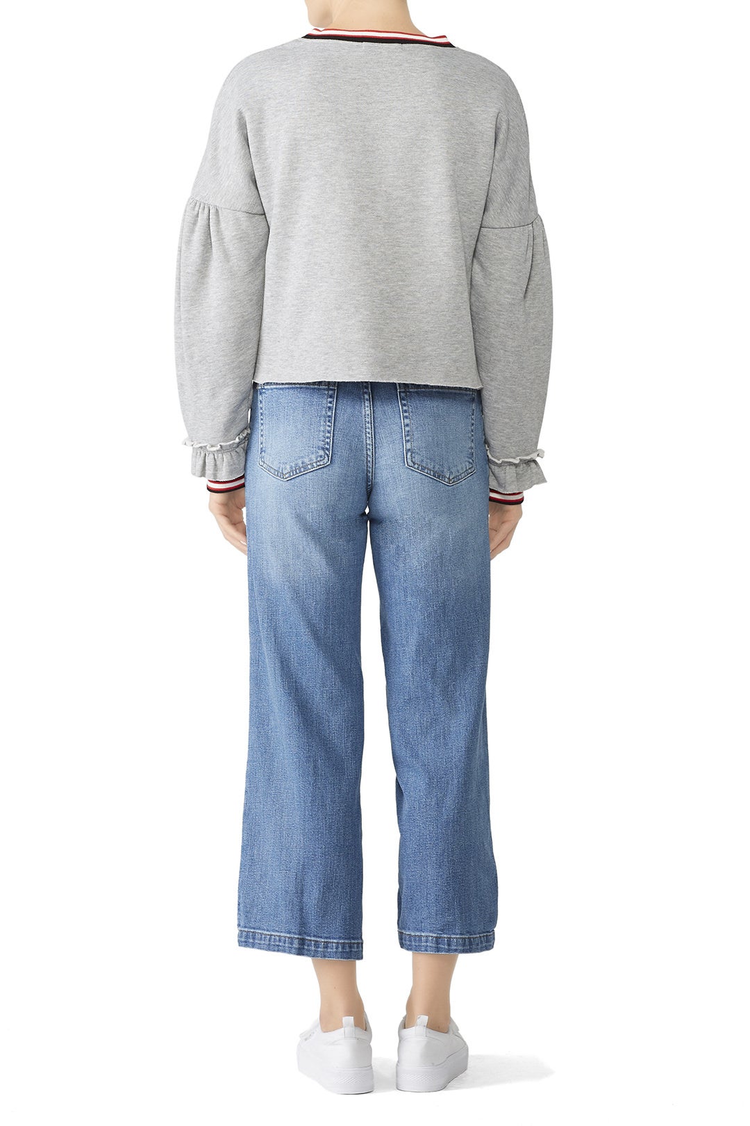 Grey Jewel Sweatshirt by Rebecca Minkoff 1