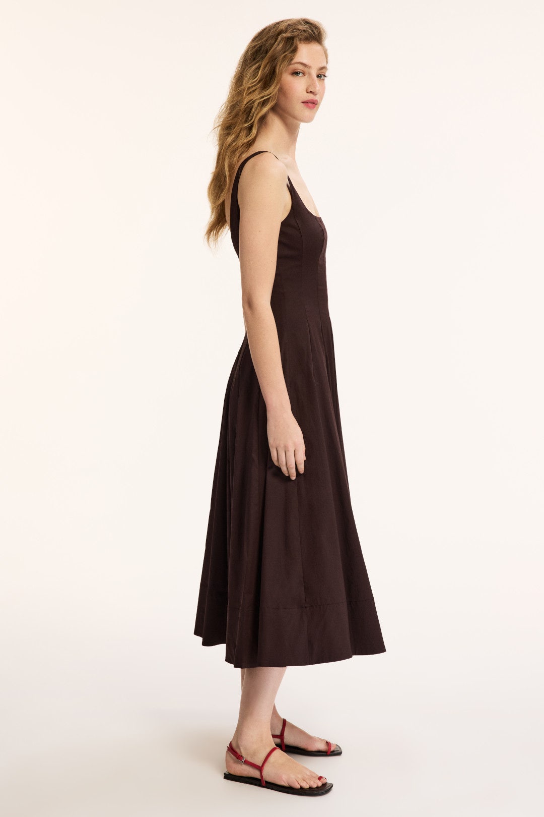 Brown Wells Dress by Staud 1