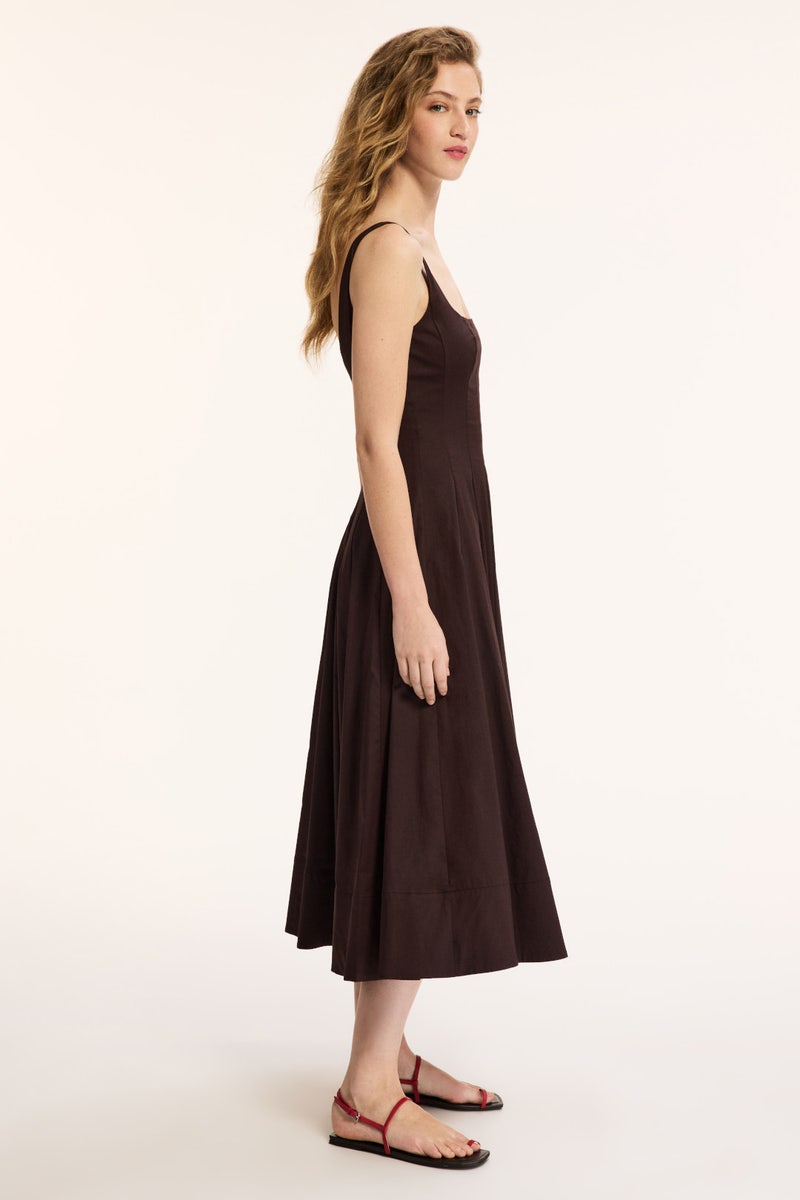 Brown Wells Dress by Staud - Photo 1