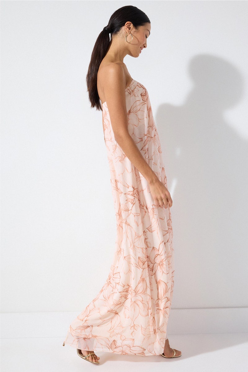 Flower Mesh Maxi Dress by ROTATE