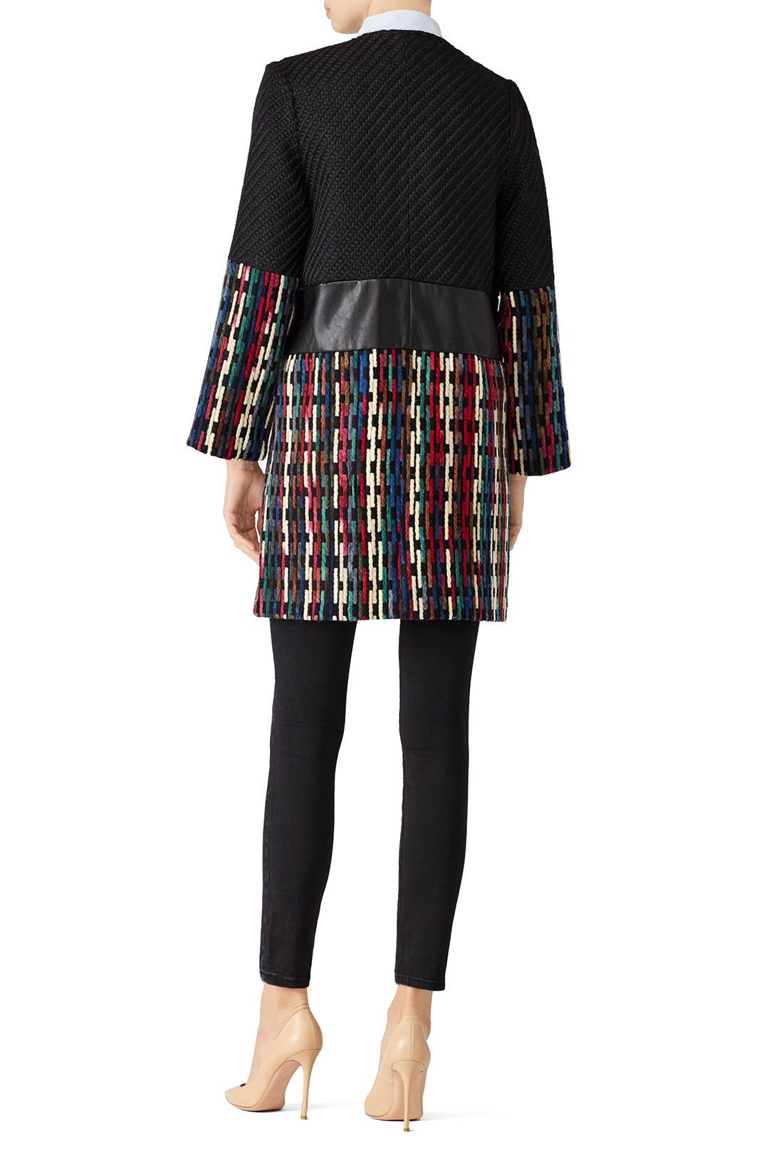 Twill Colorblock Coat by Lavand. 2