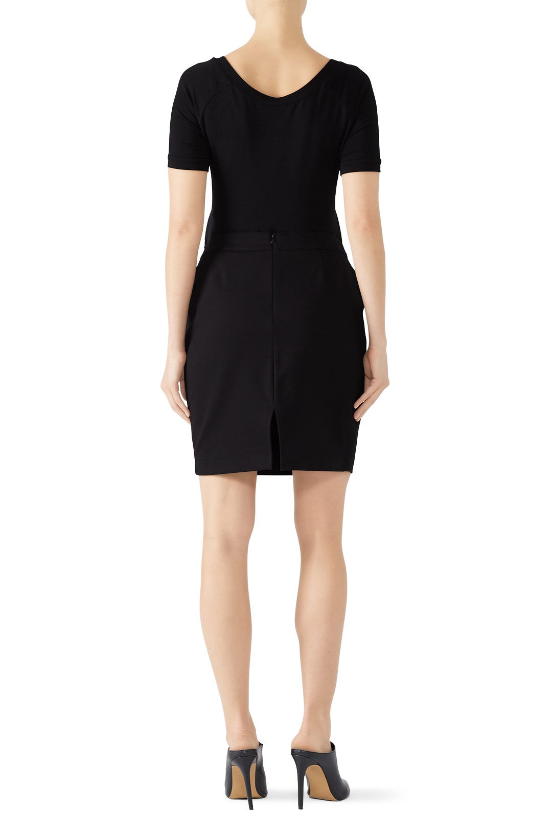 Black Ponte Maternity Pencil Skirt by Ingrid & Isabel 1