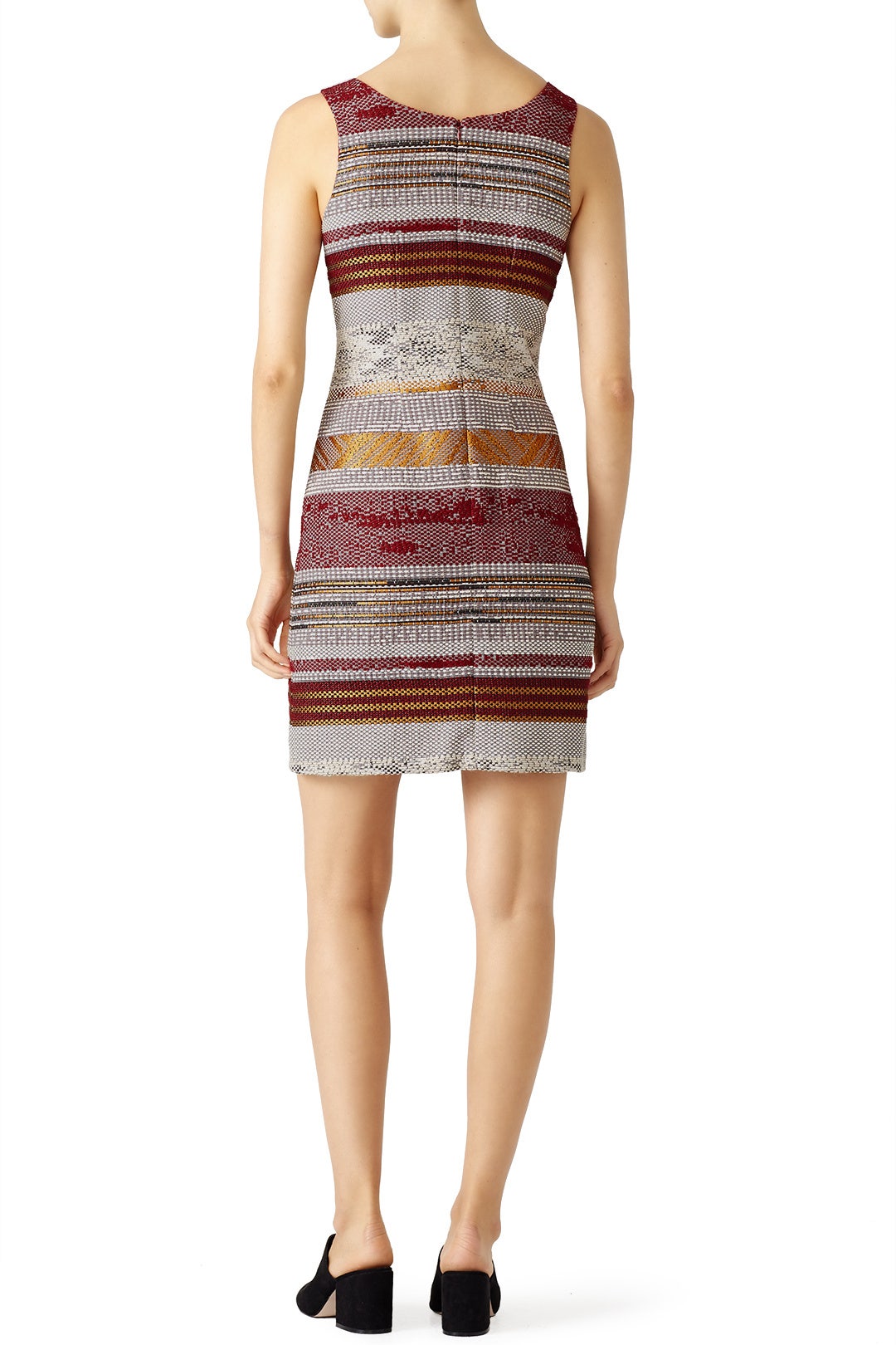Striped Tweed Singapore Dress by Paper Crown 2