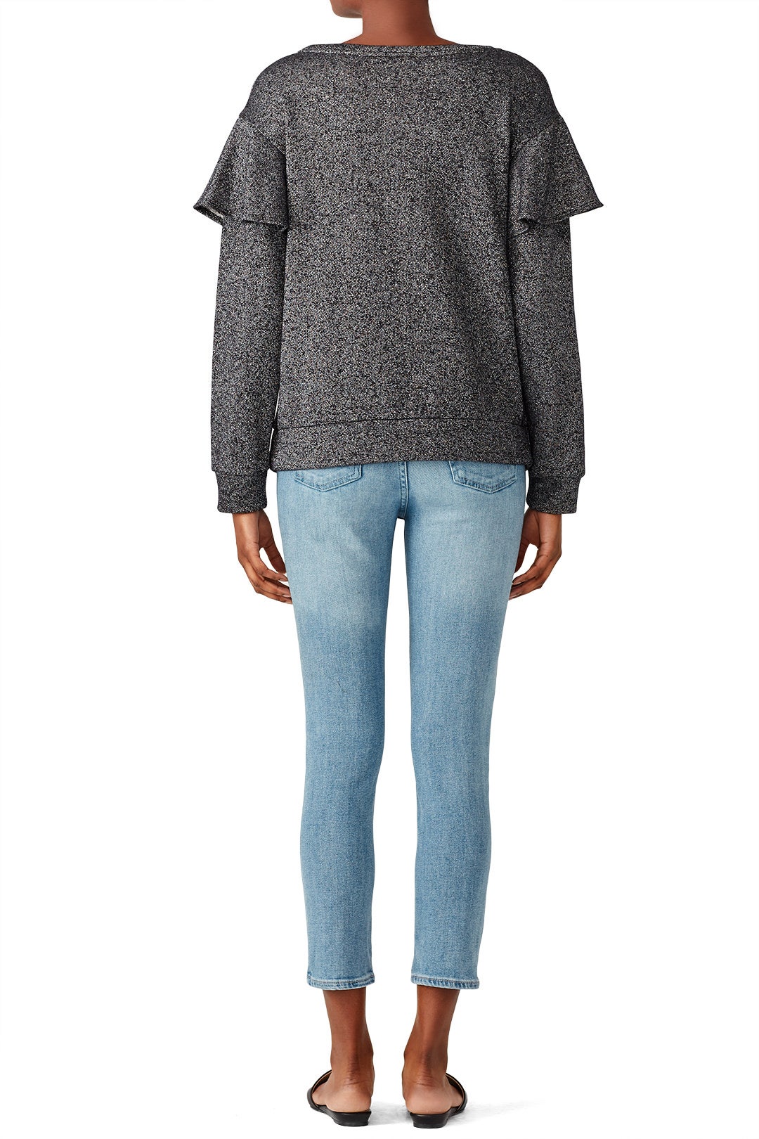 Terry Ruffle Sweatshirt by Sanctuary 2