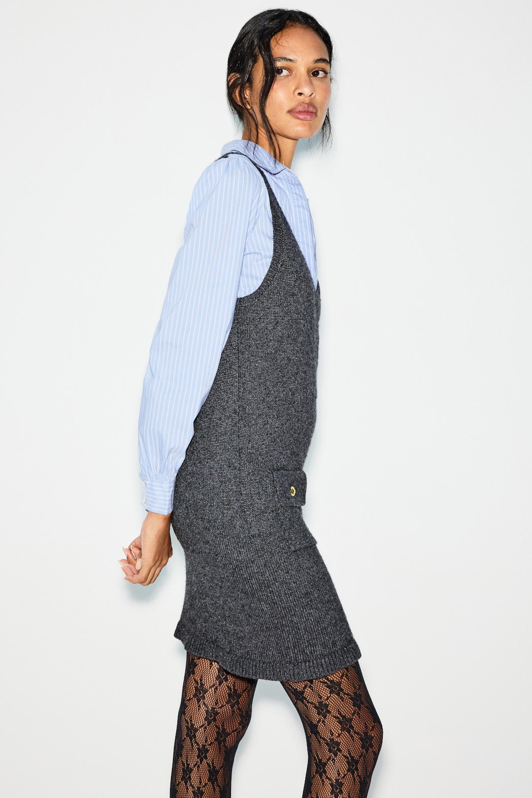 Vivianne Mixed Media Dress by Cinq à Sept 1