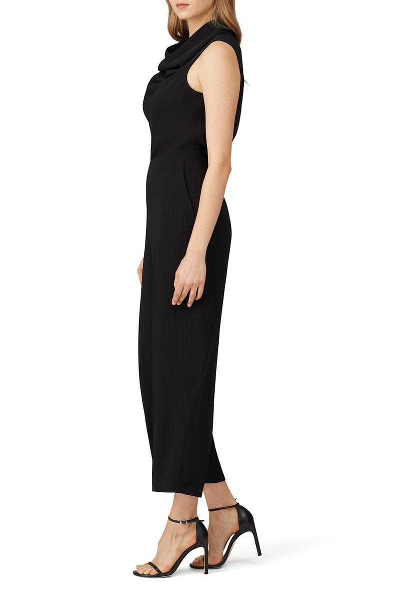 Black Cowl Neck Jumpsuit by Club Monaco - Photo 1