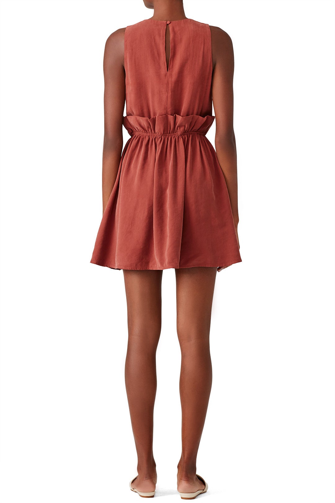 Ruffle Tie Waist Dress by J.O.A. 2