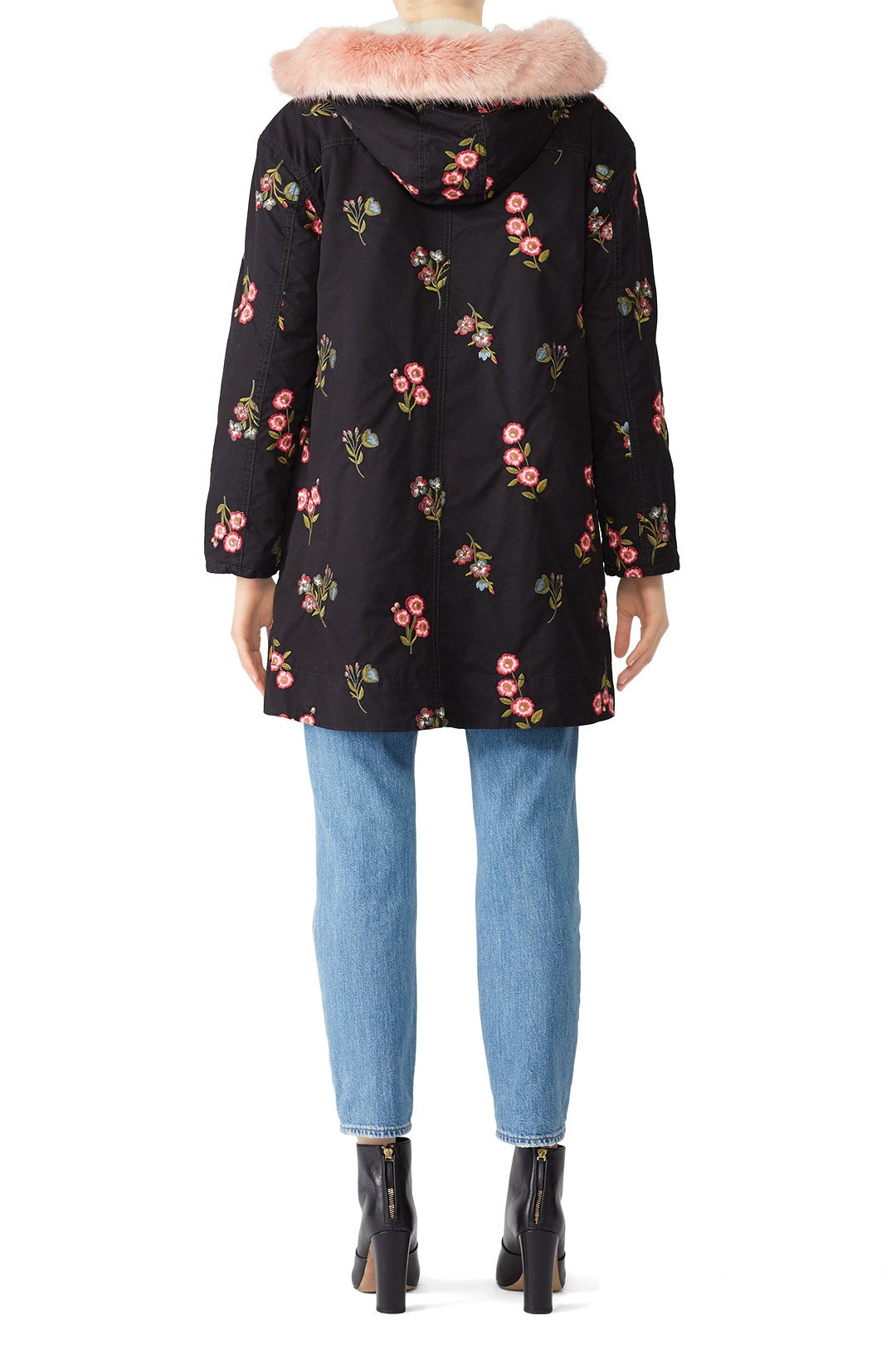 Embroidered Twill Coat by kate spade new york 1