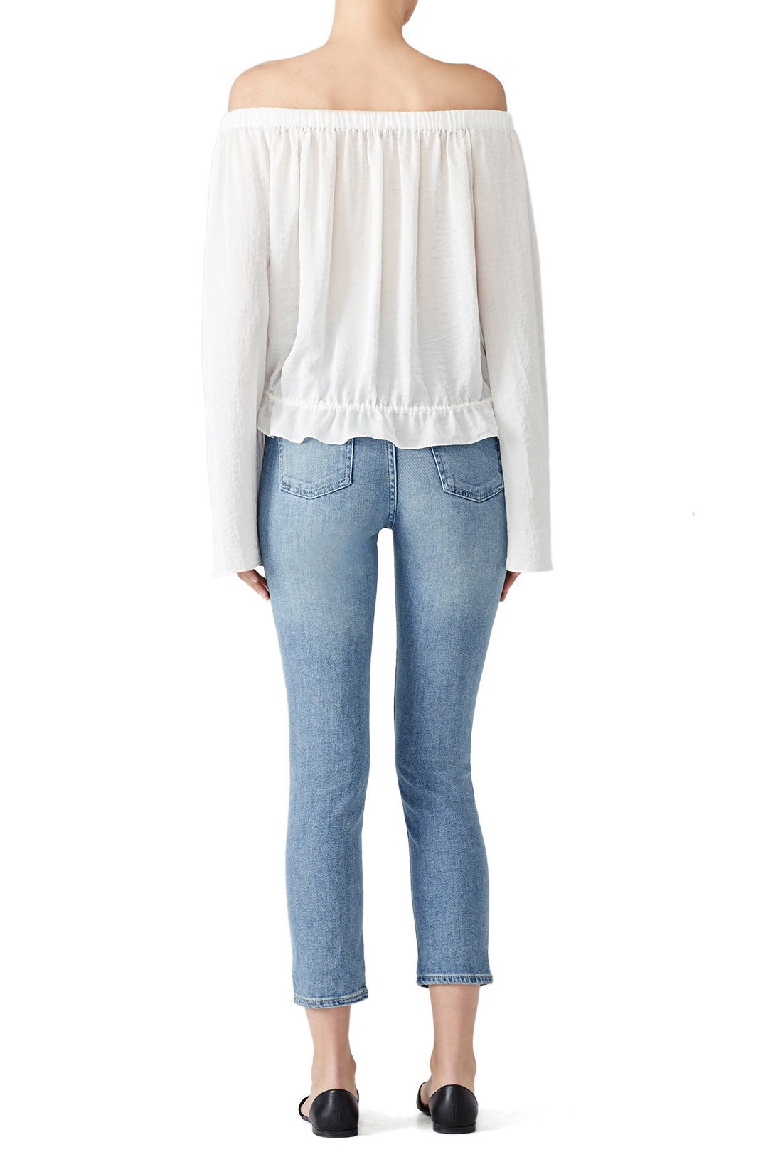 White Odettah Top by Theory 2