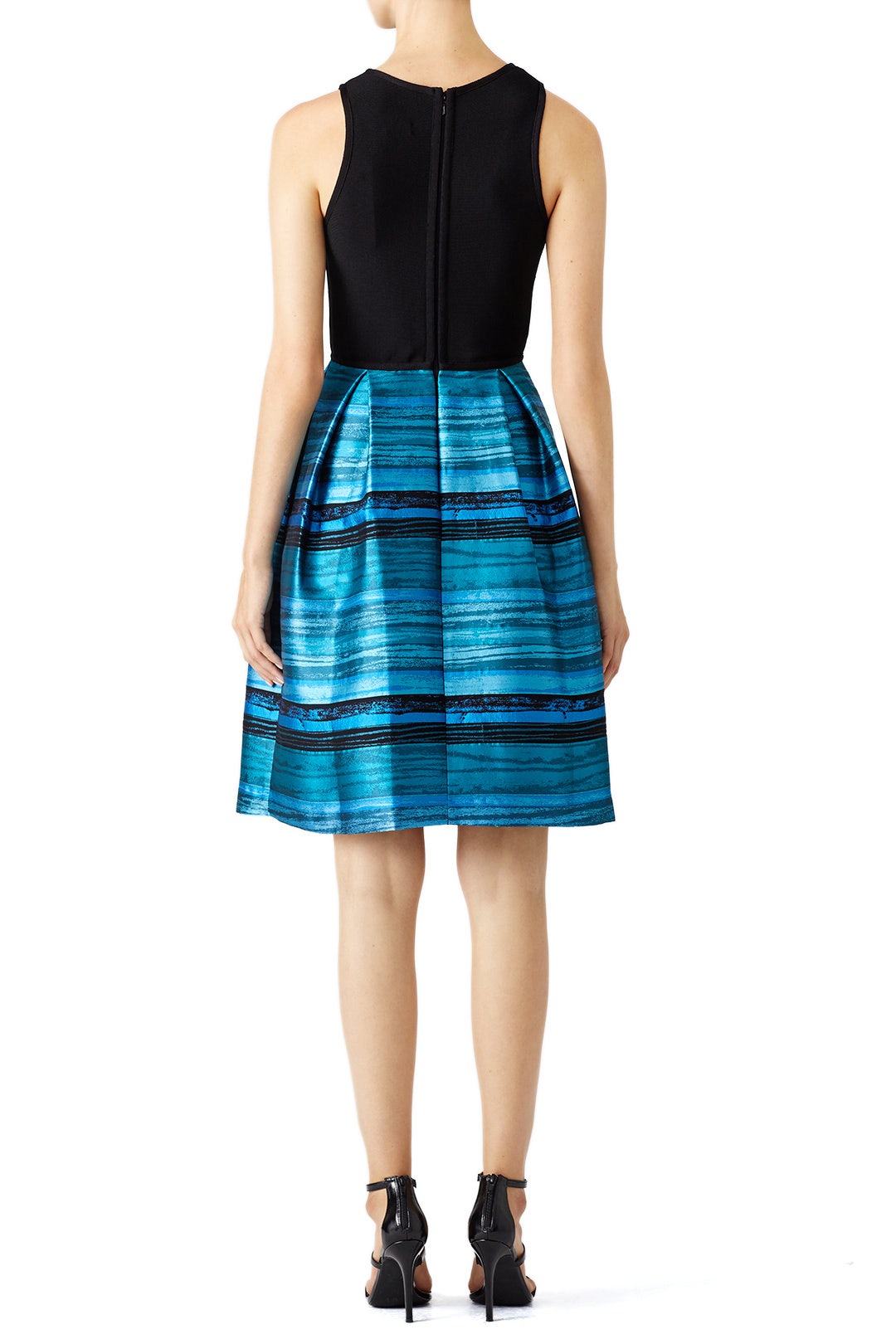 Blue Stroke Dress by Carmen Marc Valvo 2