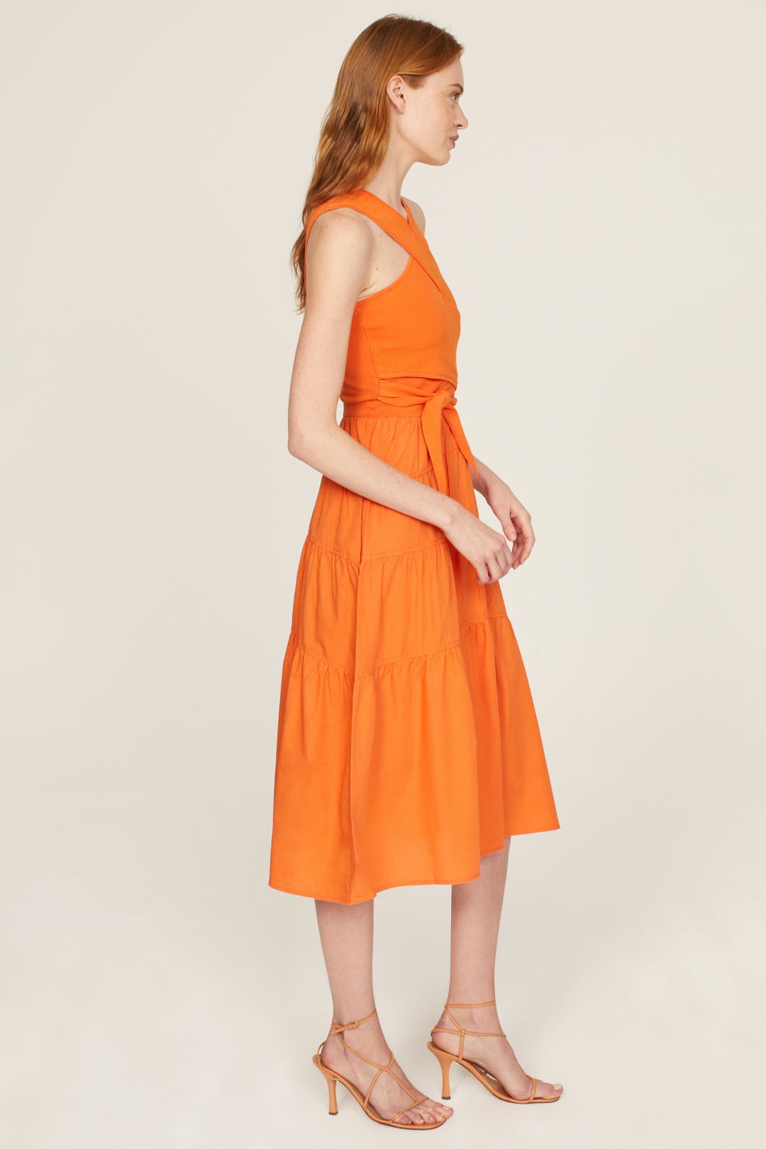 Orange Midi Dress by Derek Lam 10 Crosby x RTR | Rent the Runway Orange Midi Dress by Derek Lam 10 Crosby x RTR | Rent the Runway