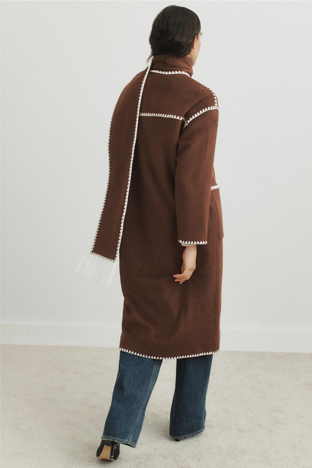 2-Way Three Button Cashmere Coat by DUNST | Rent the Runway
