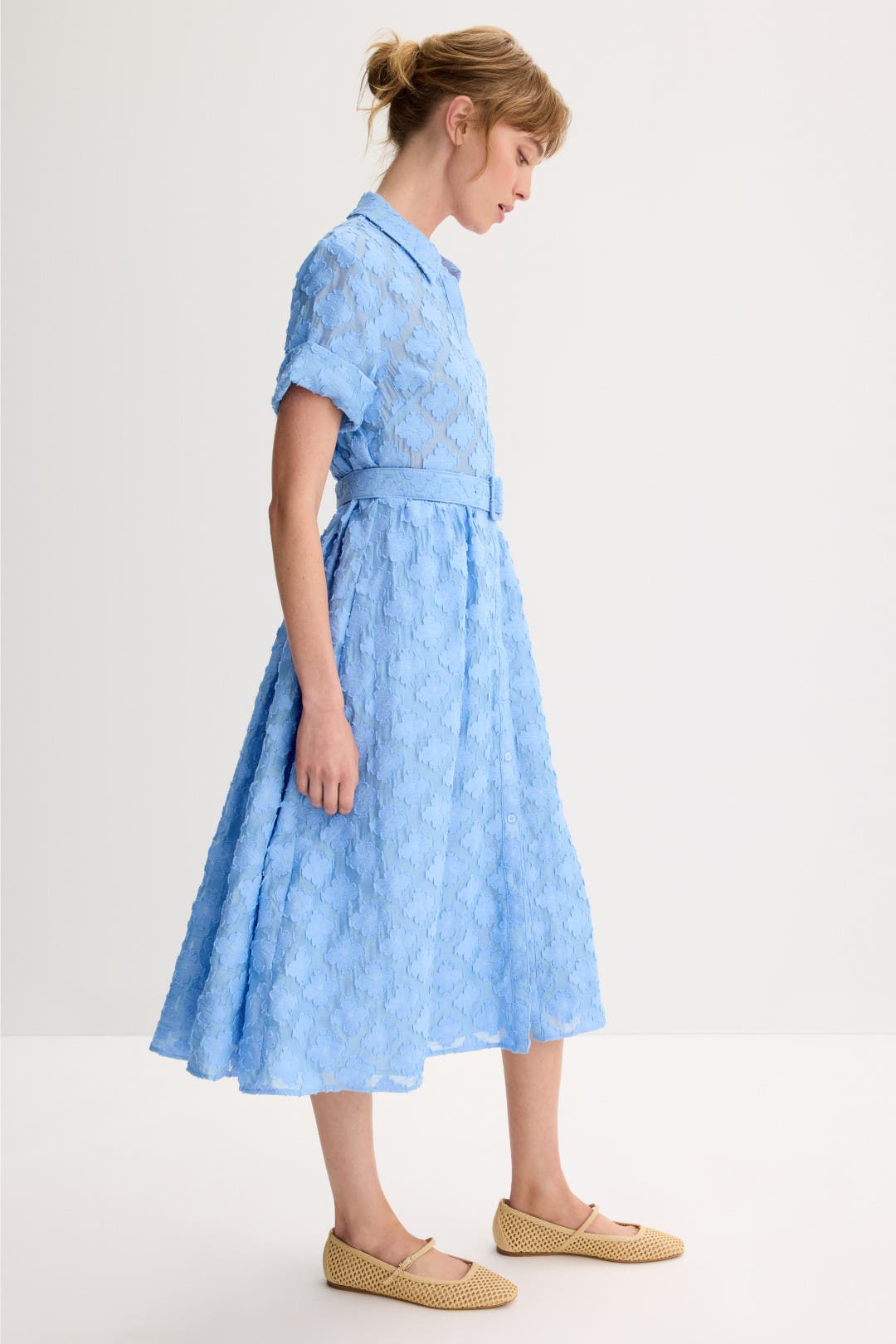 Spade Flower Belted Shirtdress by kate spade new york | Rent