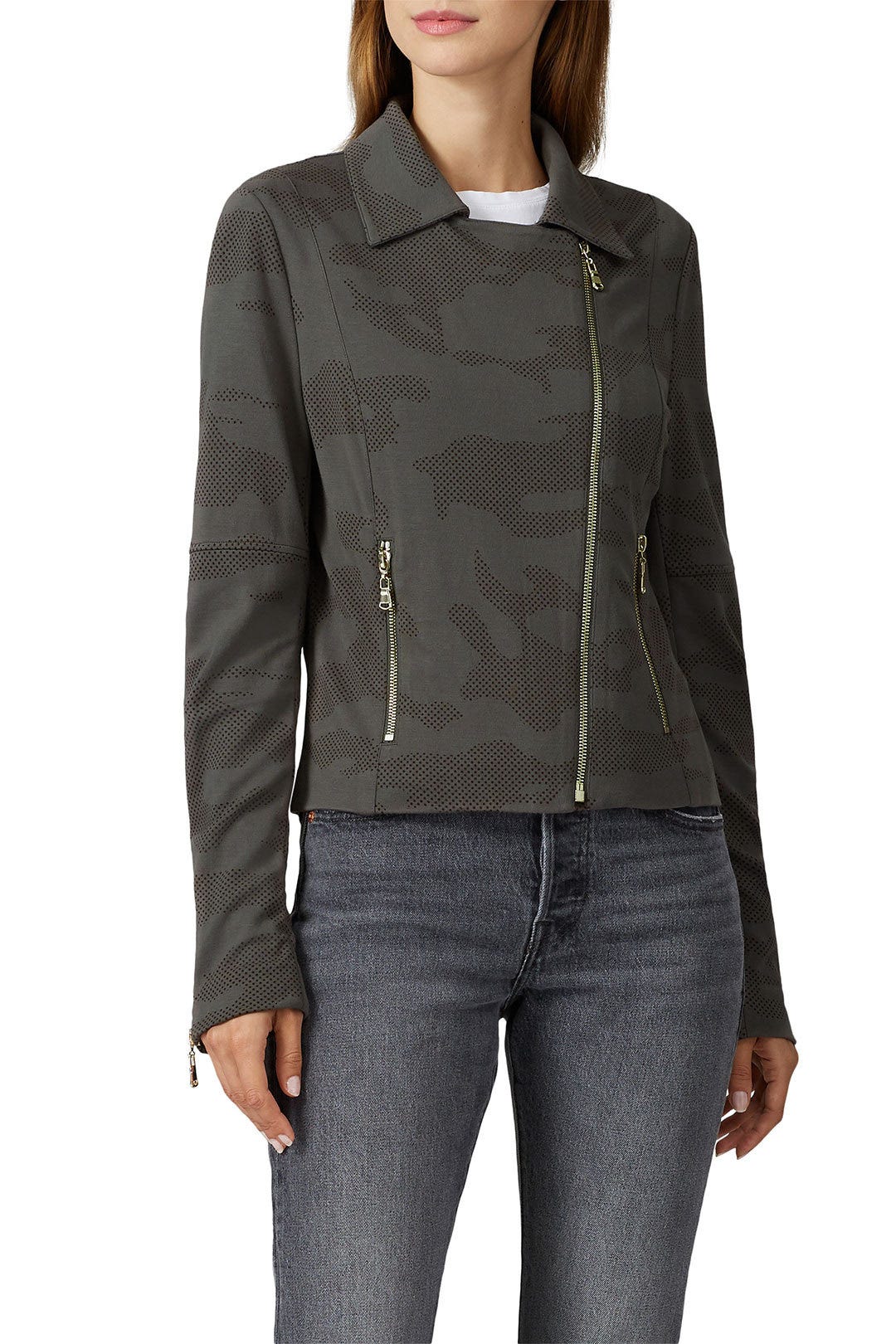 Camo Moto Jacket by Louna 2