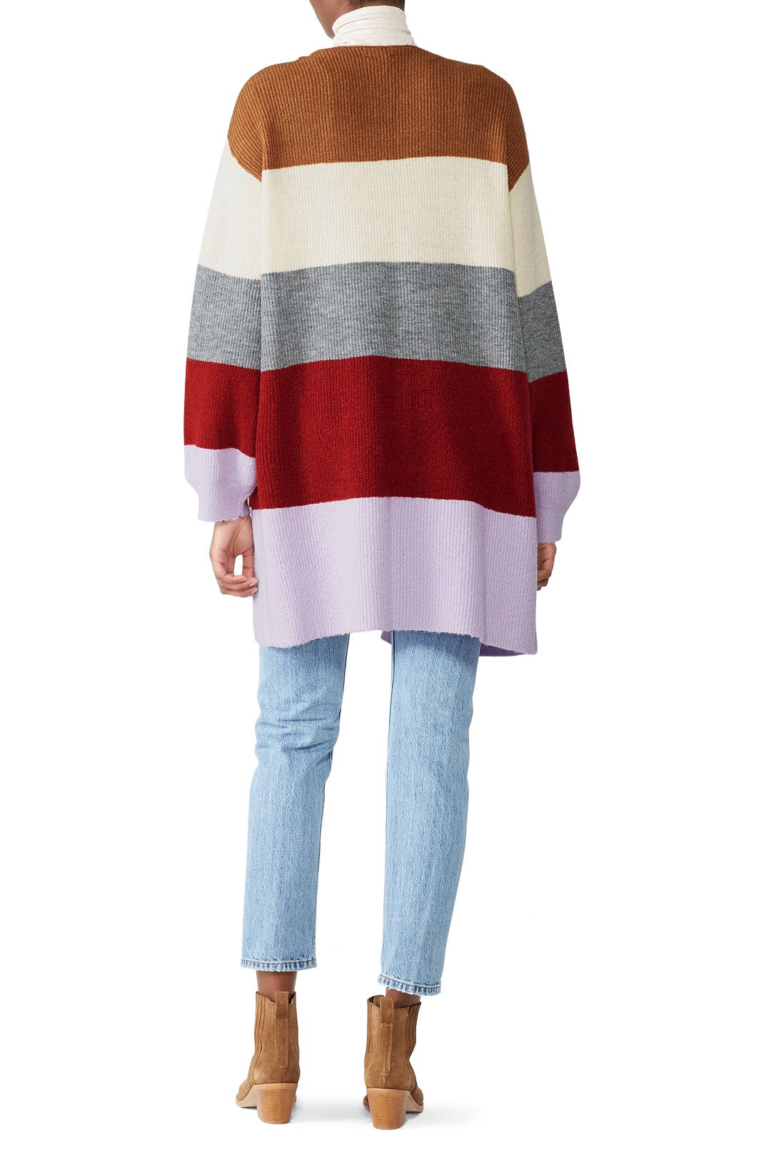 Multi Striped Cardigan by Moon River 2