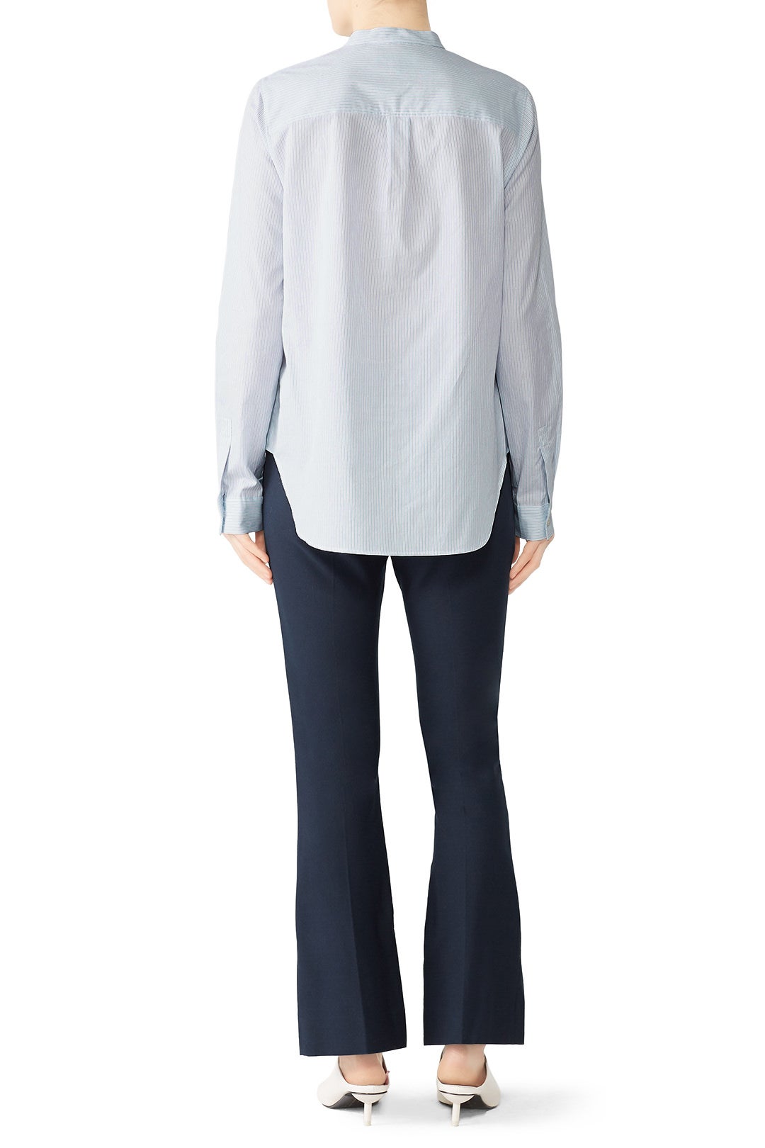 Cascade Ruffle Button Down by Derek Lam 10 Crosby 2