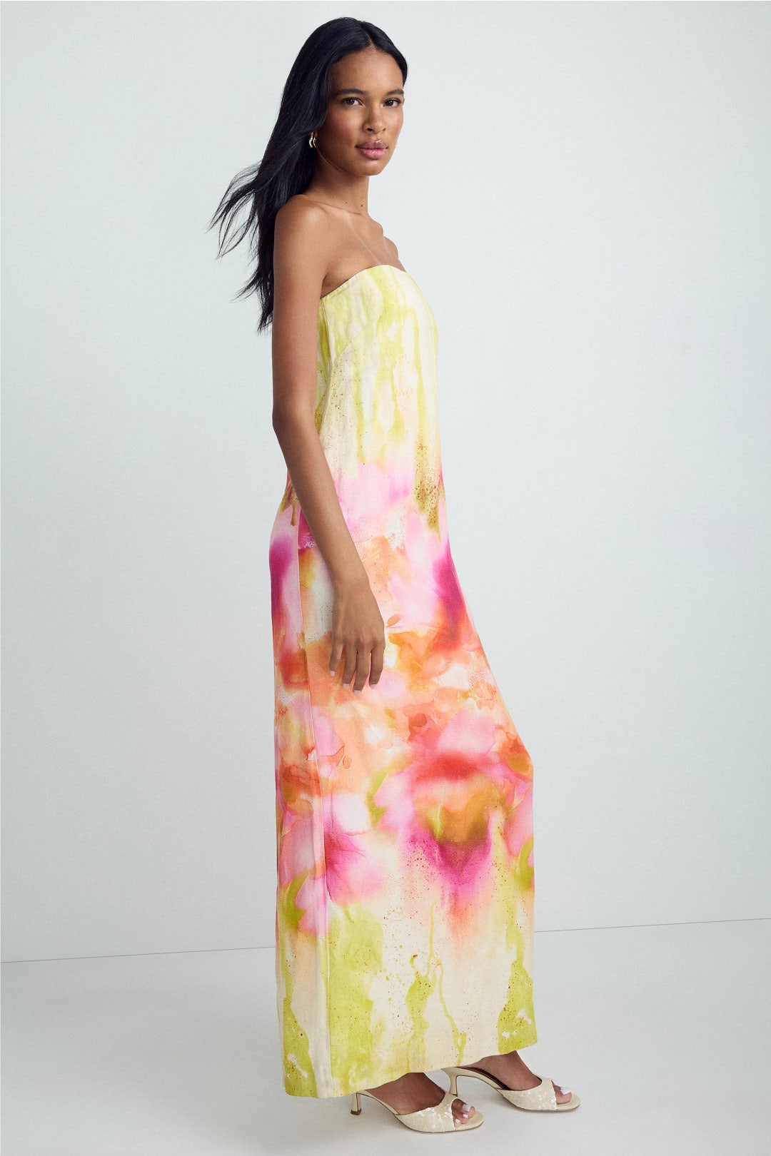 Lainey Ombre Floral Gown by Hunter Bell 1